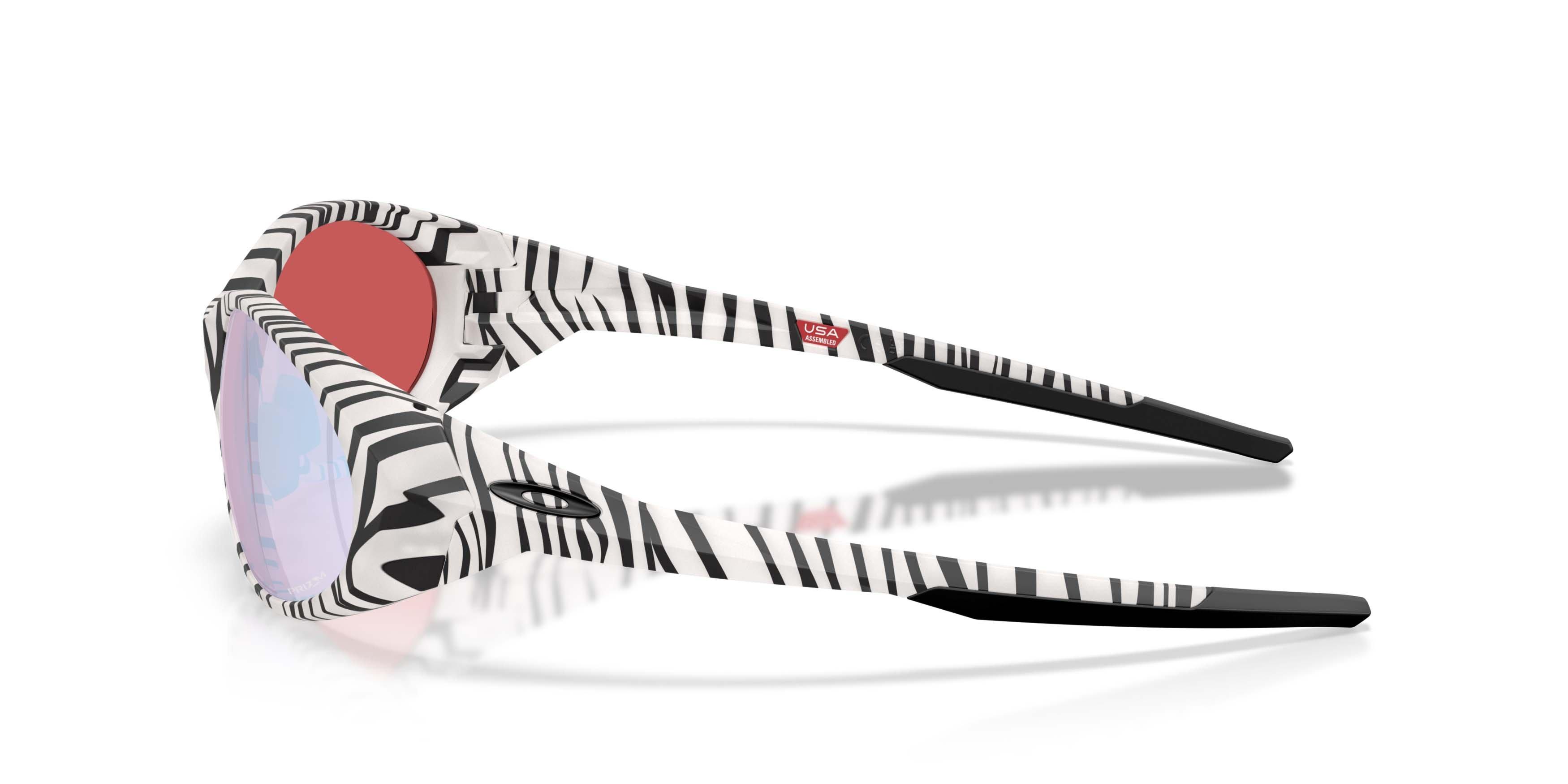 Oakley Eye Jacket Redux Prizm Snow Sapphire Sunglasses - Transparent Vapor Bengal - WHITE/BLACK