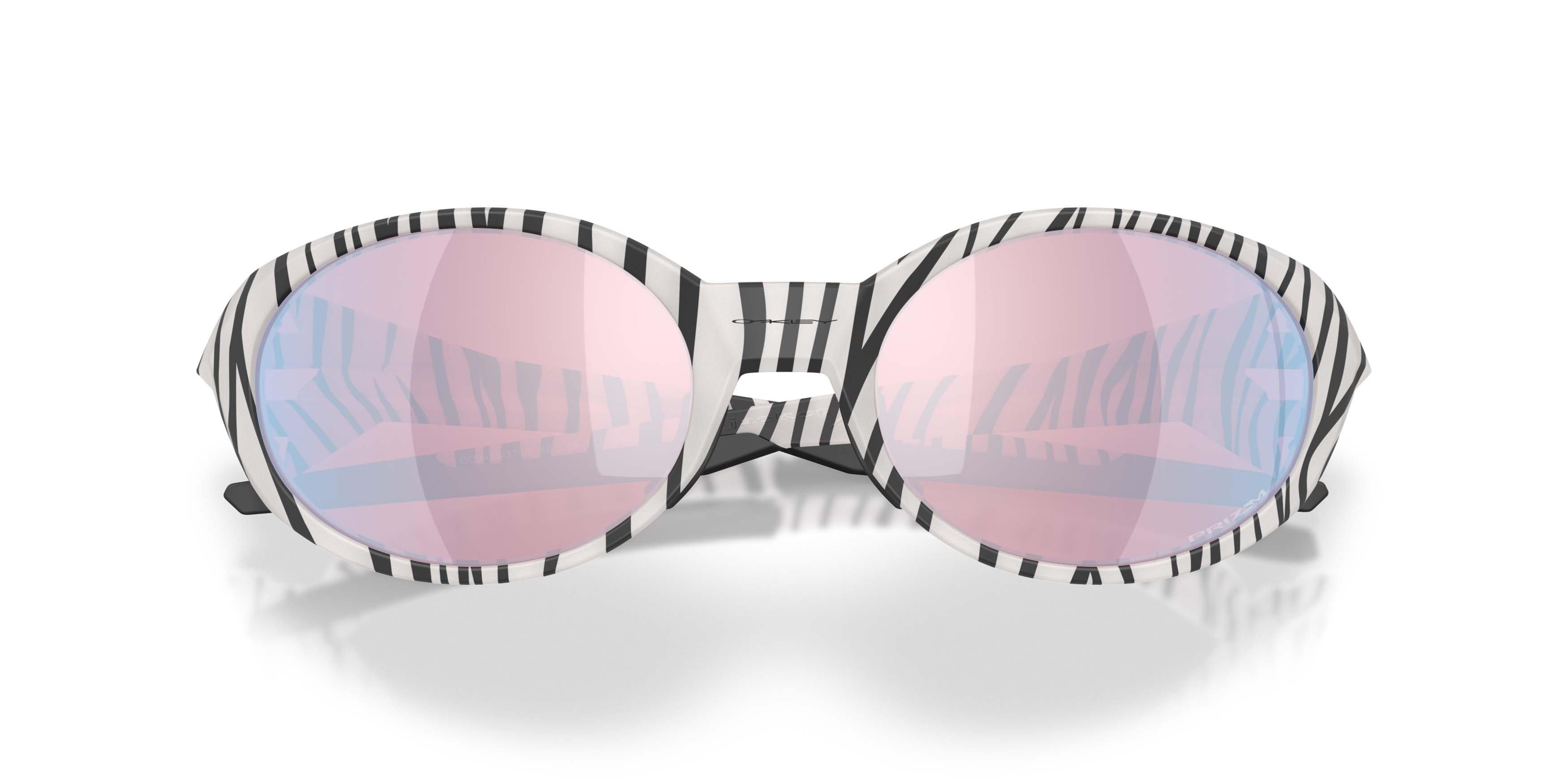 Oakley Eye Jacket Redux Prizm Snow Sapphire Sunglasses - Transparent Vapor Bengal - WHITE/BLACK
