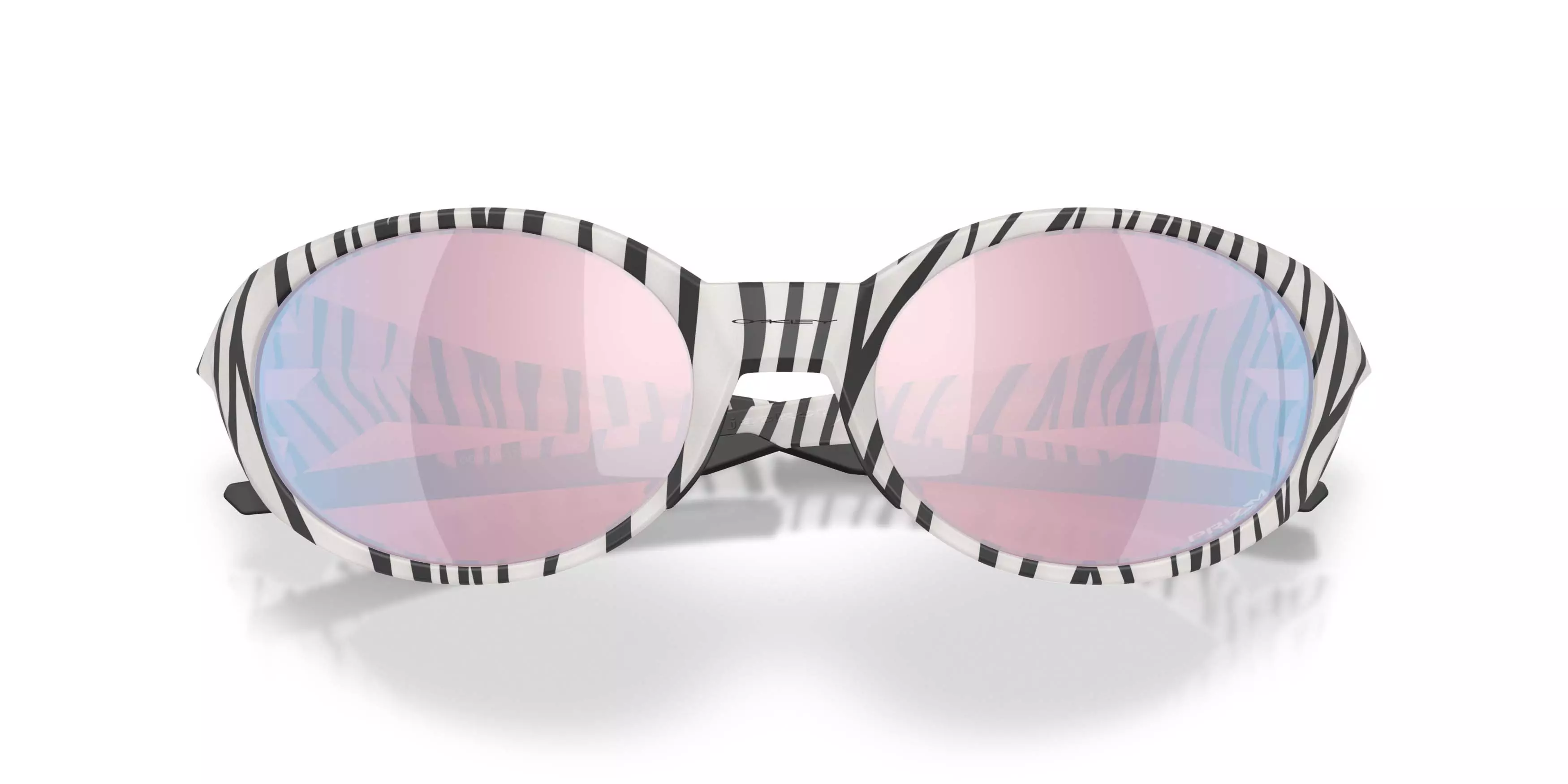 Oakley Eye Jacket Redux Prizm Snow Sapphire Sunglasses - Transparent Vapor Bengal - WHITE/BLACK
