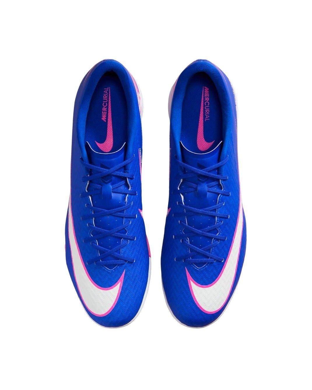 Nike Mercurial Vapor 16 Academy IC "Racer Blue/White" Men's Soccer Shoe - BLUE/WHITE Thumbnail View 3