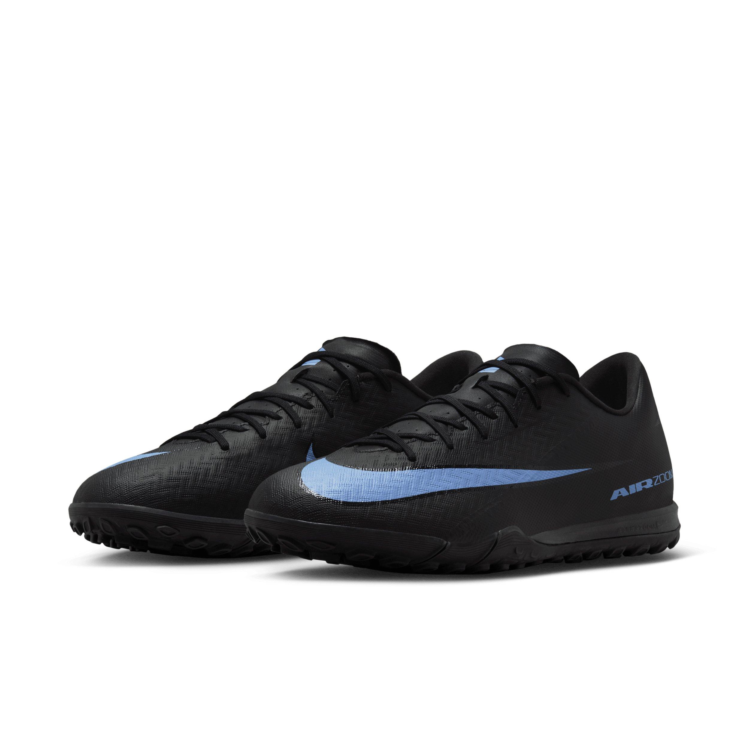 Nike Mercurial Vapor 16 Academy Turf "Black/Ice Blue" Men's Soccer Shoe - BLACK/BLUE Thumbnail View 3