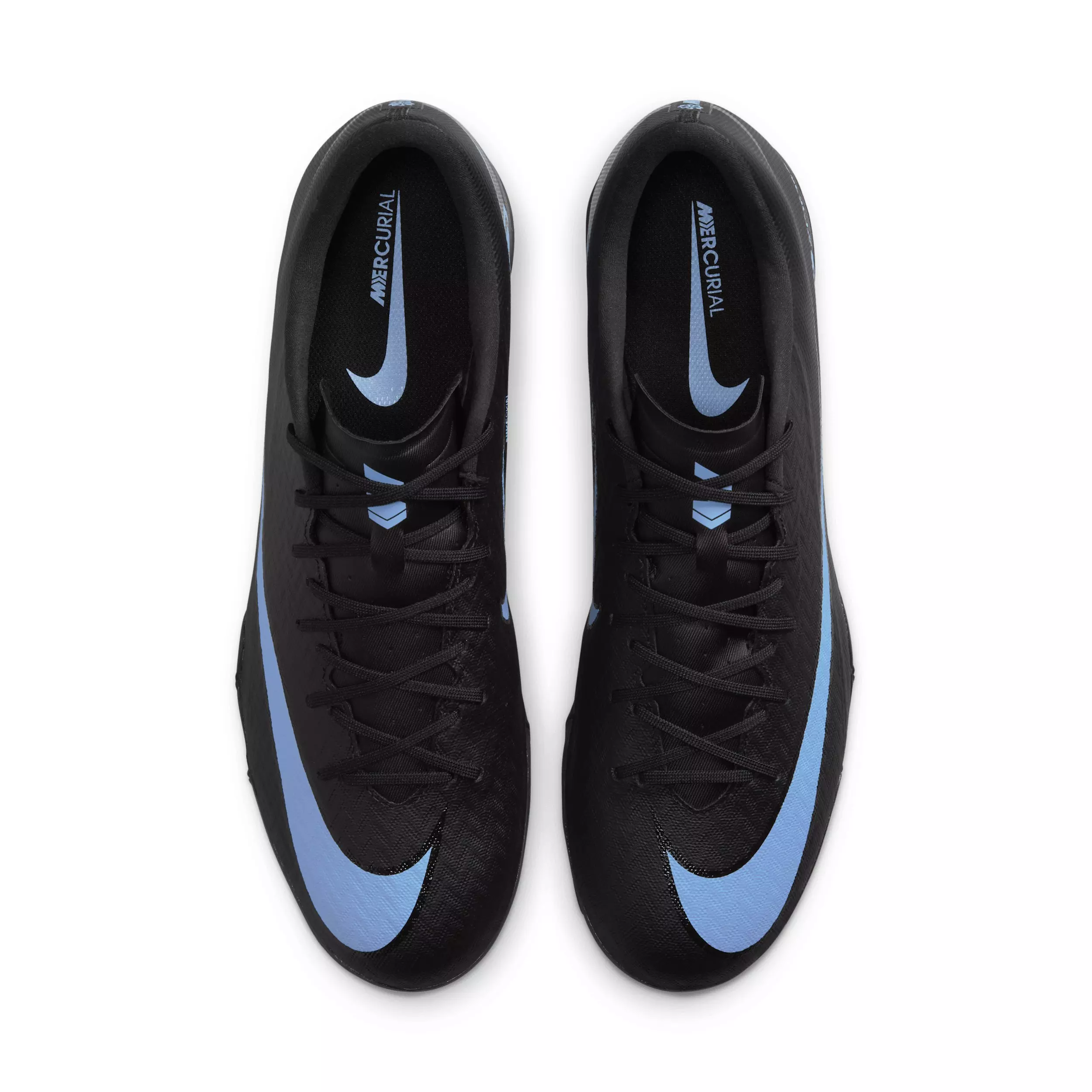 Nike Mercurial Vapor 16 Academy Turf "Black/Ice Blue" Men's Soccer Shoe - BLACK/BLUE