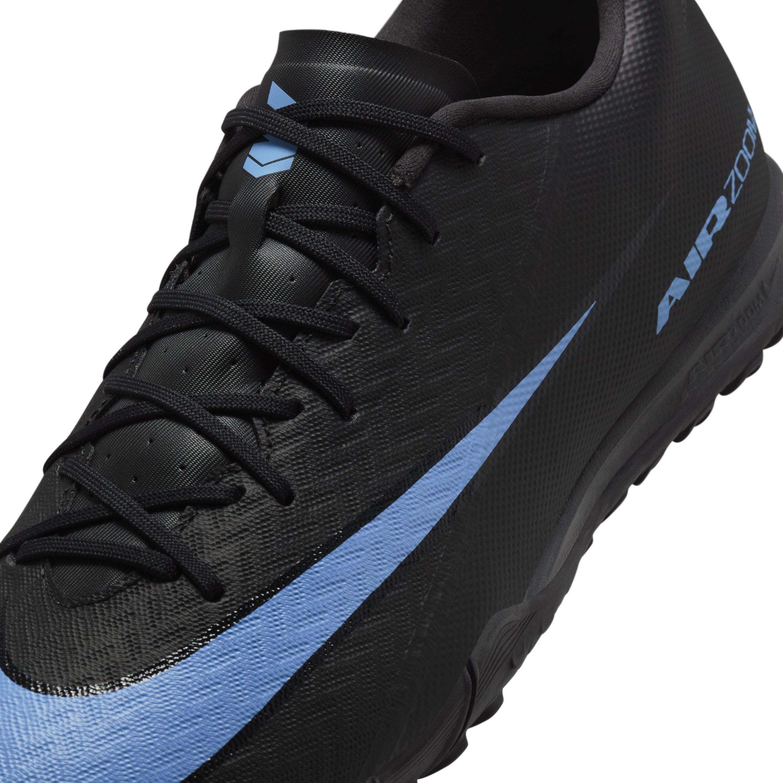 Nike Mercurial Vapor 16 Academy Turf "Black/Ice Blue" Men's Soccer Shoe - BLACK/BLUE Thumbnail View 7