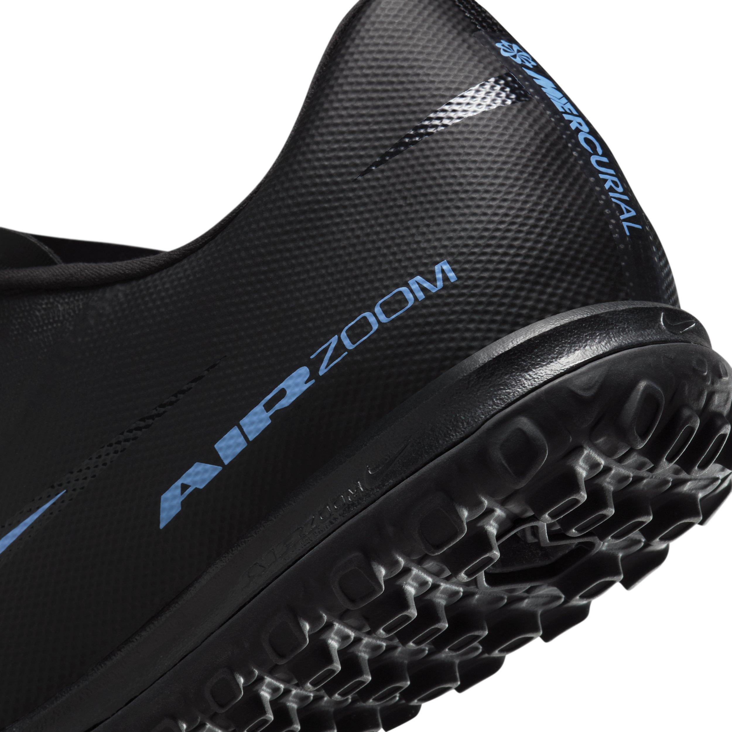 Nike Mercurial Vapor 16 Academy Turf "Black/Ice Blue" Men's Soccer Shoe - BLACK/BLUE Thumbnail View 8