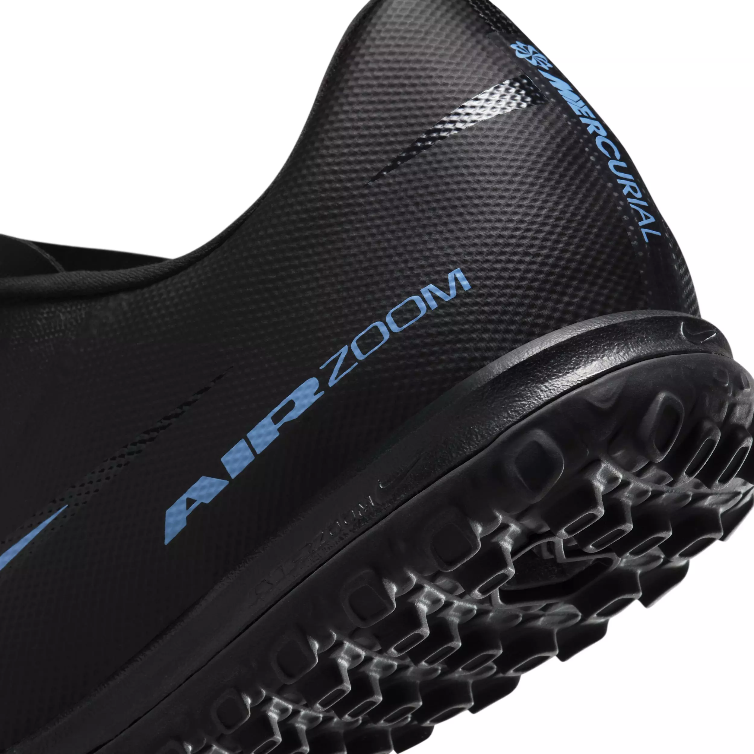 Nike Mercurial Vapor 16 Academy Turf "Black/Ice Blue" Men's Soccer Shoe - BLACK/BLUE