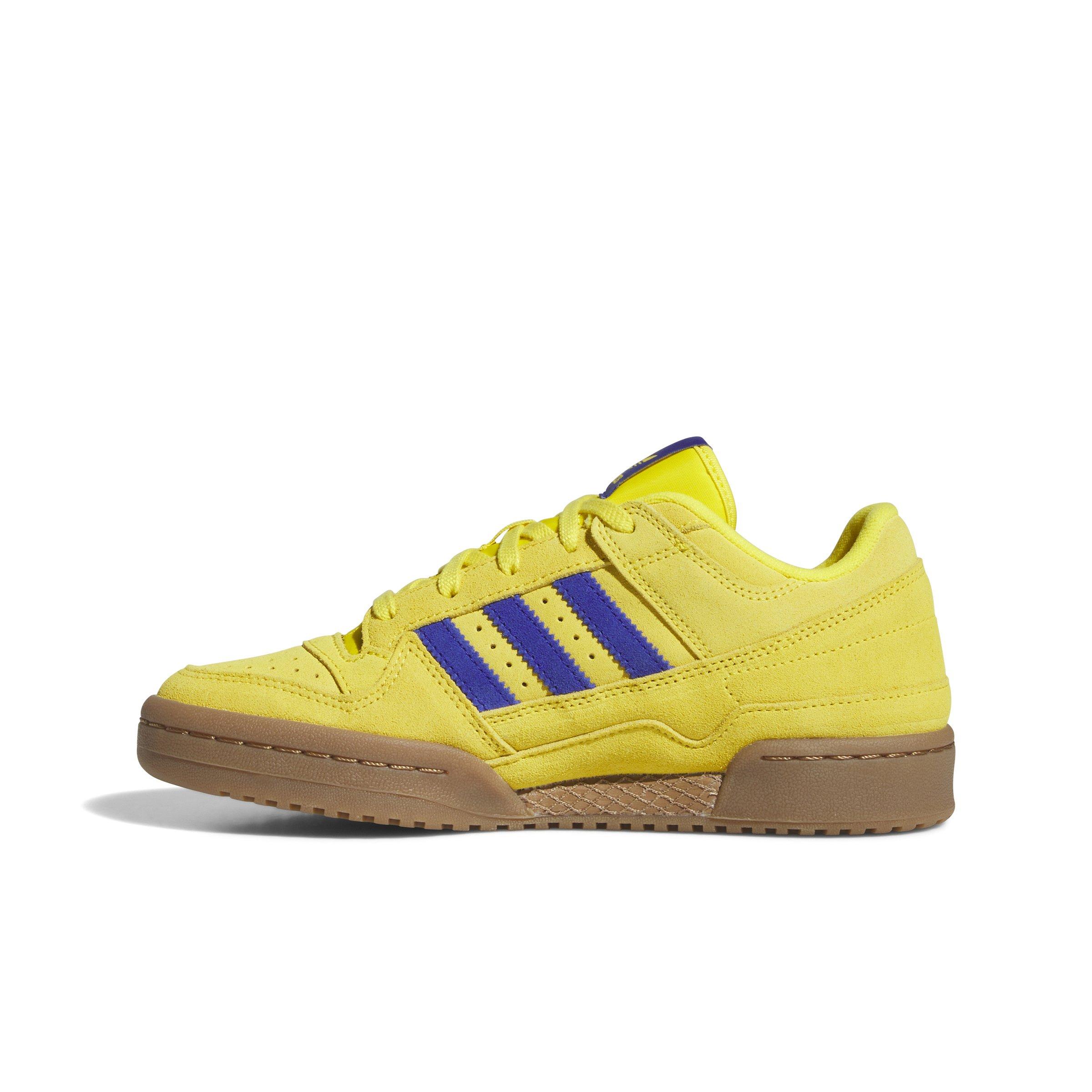 adidas Forum Low CL "Yellow/Semi Lucid Blue/Team Power Red 2" Women's Shoe - YELLOW/BLUE/RED Thumbnail View 2