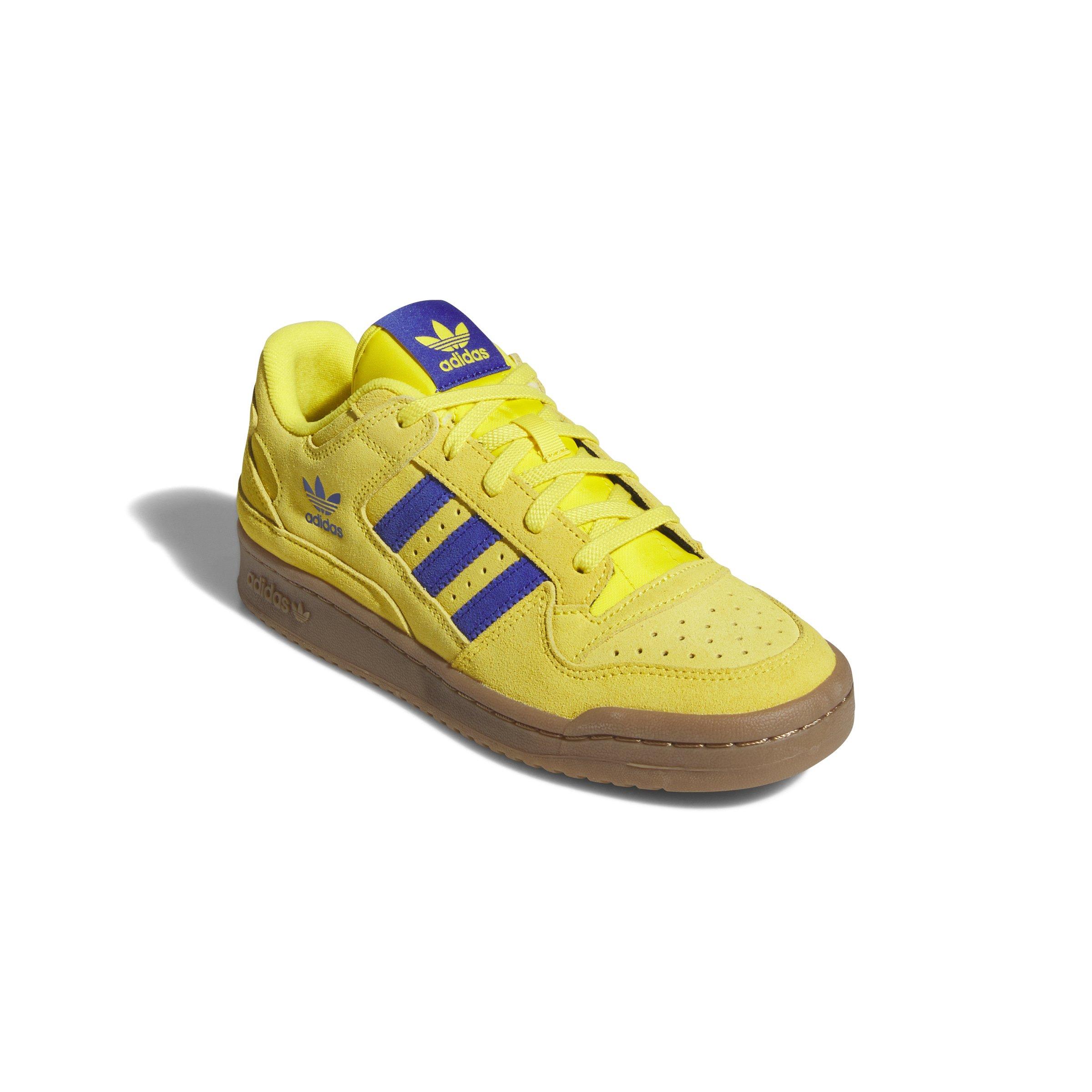 adidas Forum Low CL "Yellow/Semi Lucid Blue/Team Power Red 2" Women's Shoe - YELLOW/BLUE/RED Thumbnail View 3