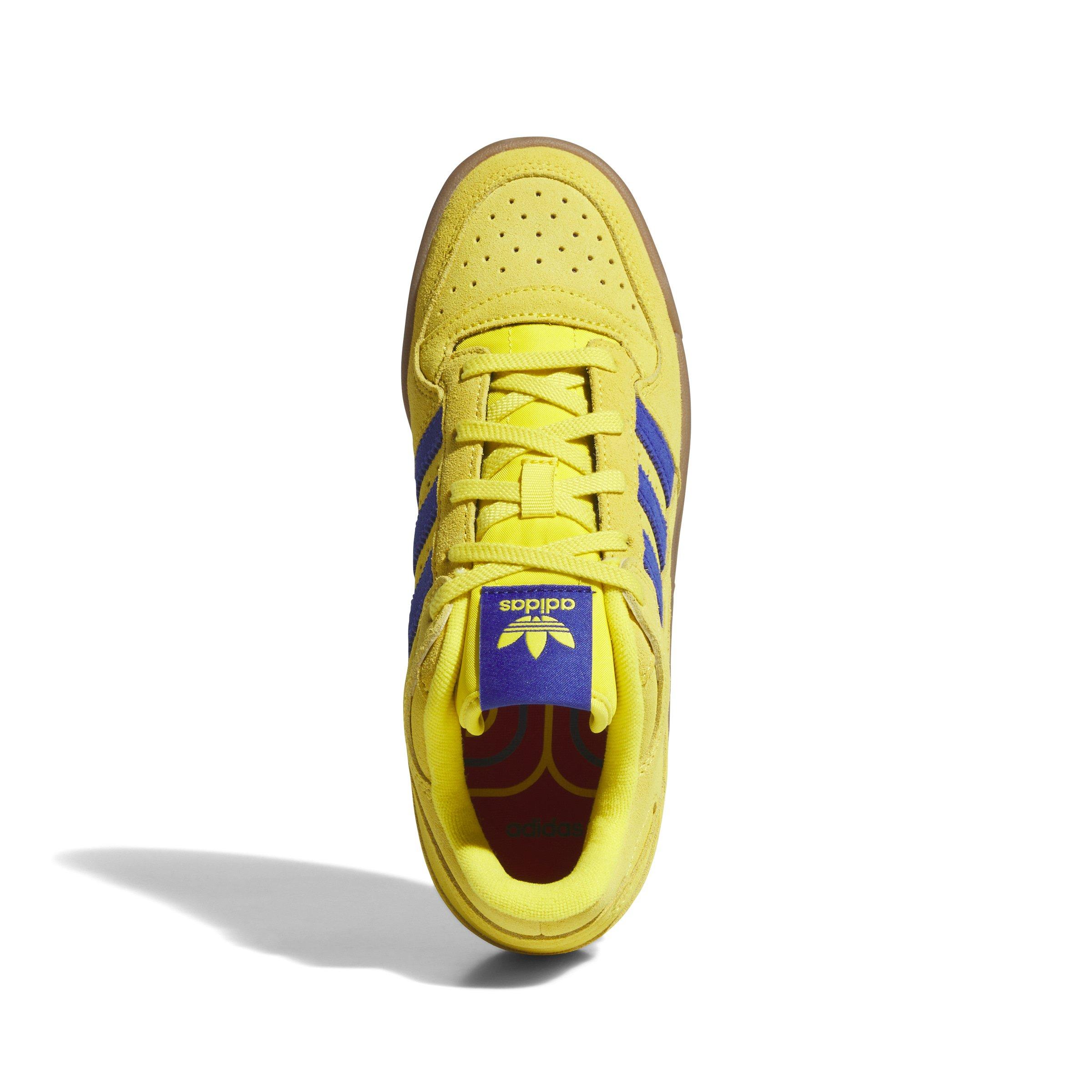 adidas Forum Low CL "Yellow/Semi Lucid Blue/Team Power Red 2" Women's Shoe - YELLOW/BLUE/RED Thumbnail View 5
