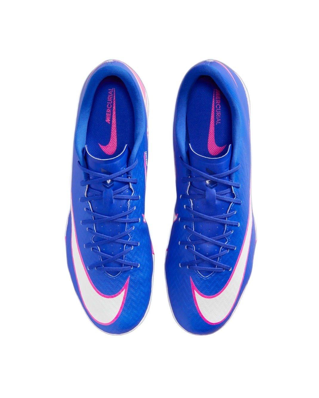 Nike Mercurial Vapor 16 Academy Turf "Racer Blue/White" Men's Soccer Shoe - BLUE/WHITE Thumbnail View 3