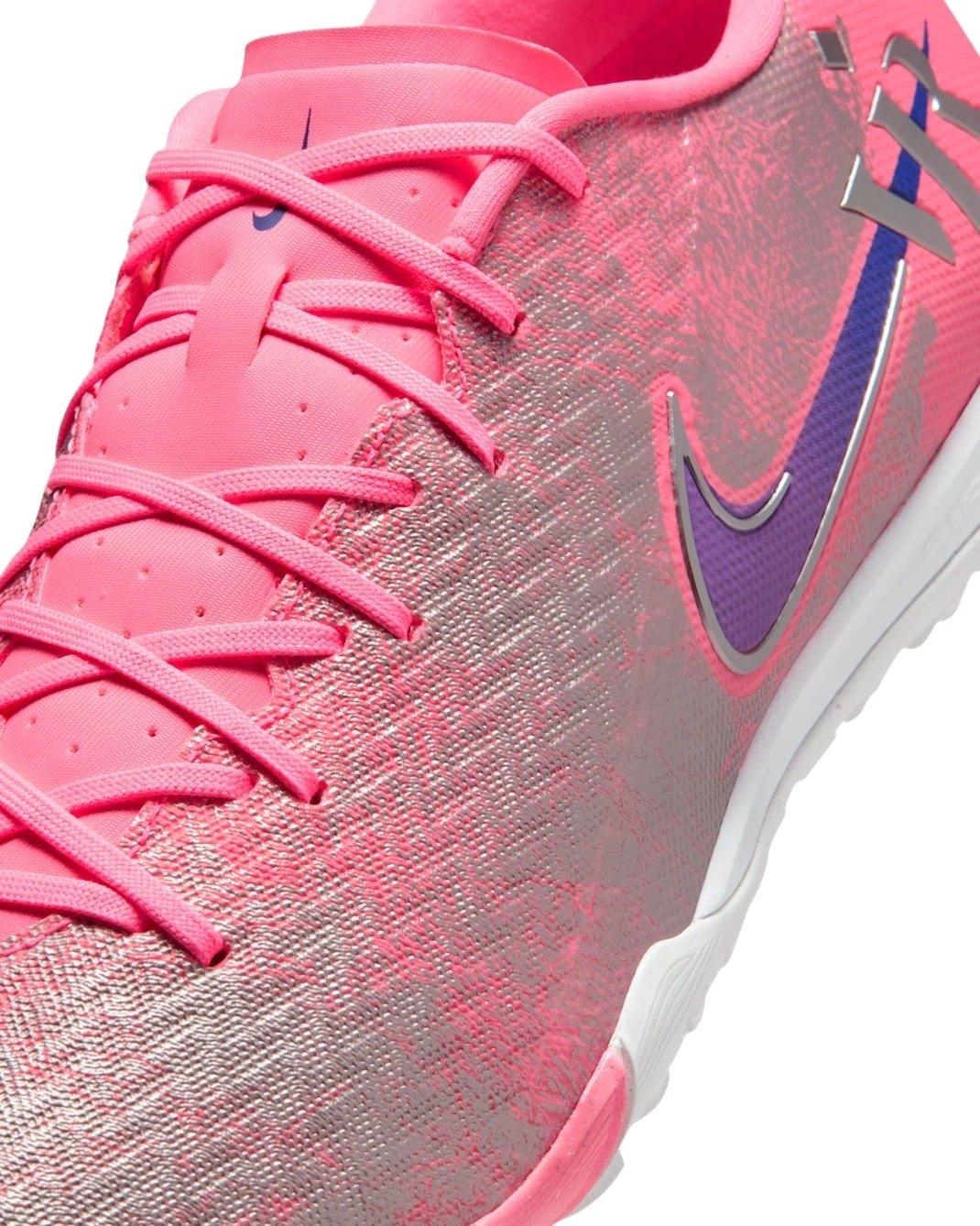 Nike Mercurial Vapor 16 Academy "Vini Jr." "Sunset Pulse/Old Royal" Turf Low-Top Men's Soccer Cleat - PINK/PURPLE Thumbnail View 6