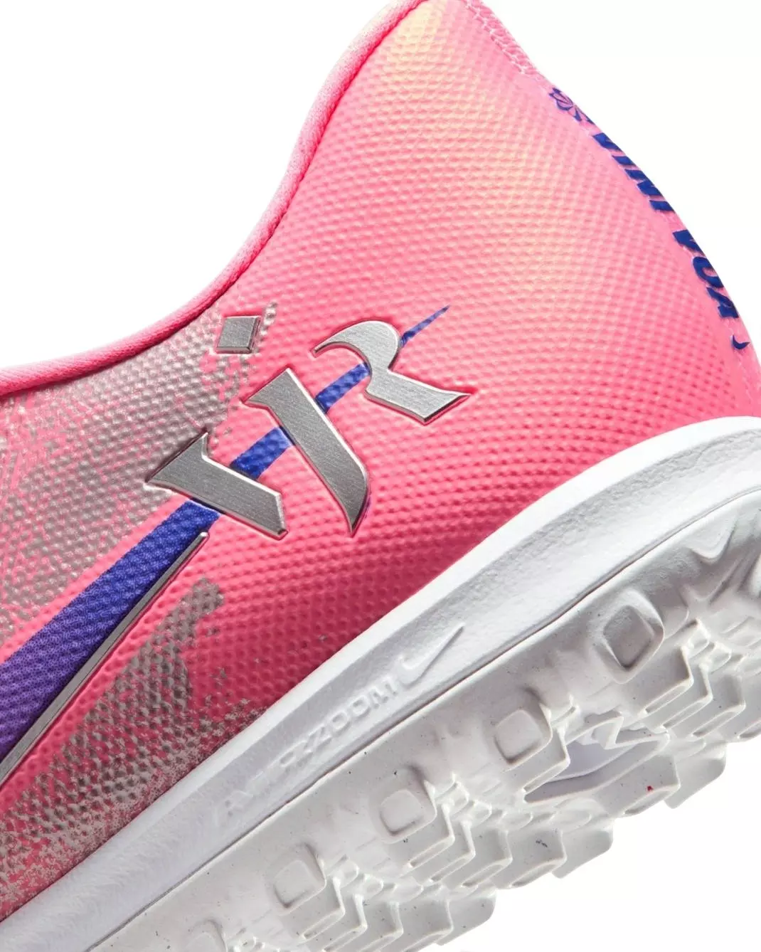 Nike Mercurial Vapor 16 Academy "Vini Jr." "Sunset Pulse/Old Royal" Turf Low-Top Men's Soccer Cleat - PINK/PURPLE