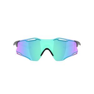 Oakley Cyber Zero Prizm Sapphire Sunglasses - Matte Carbon - GREY/BLUE