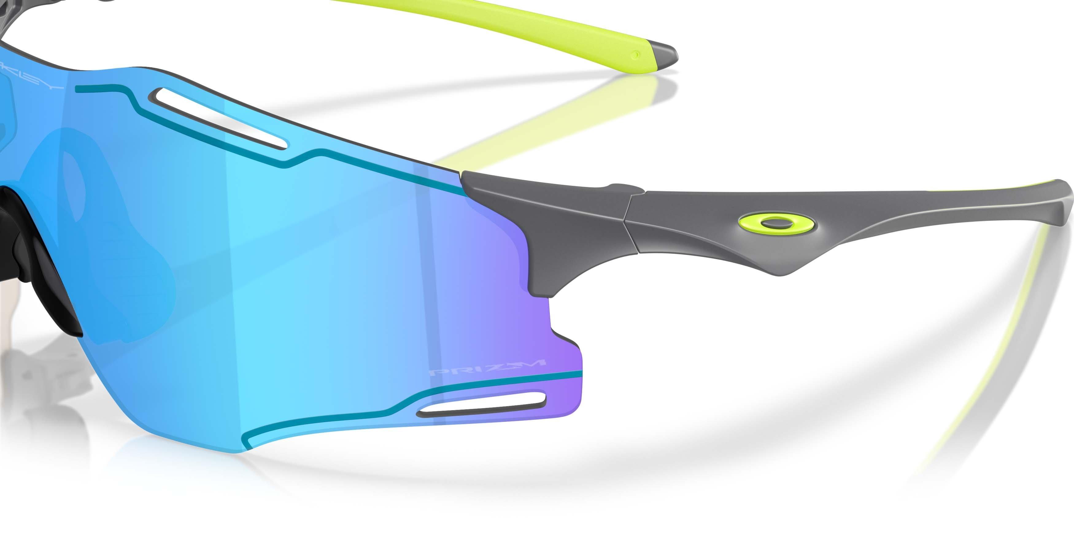 Oakley Cyber Zero Prizm Sapphire Sunglasses - Matte Carbon - GREY/BLUE