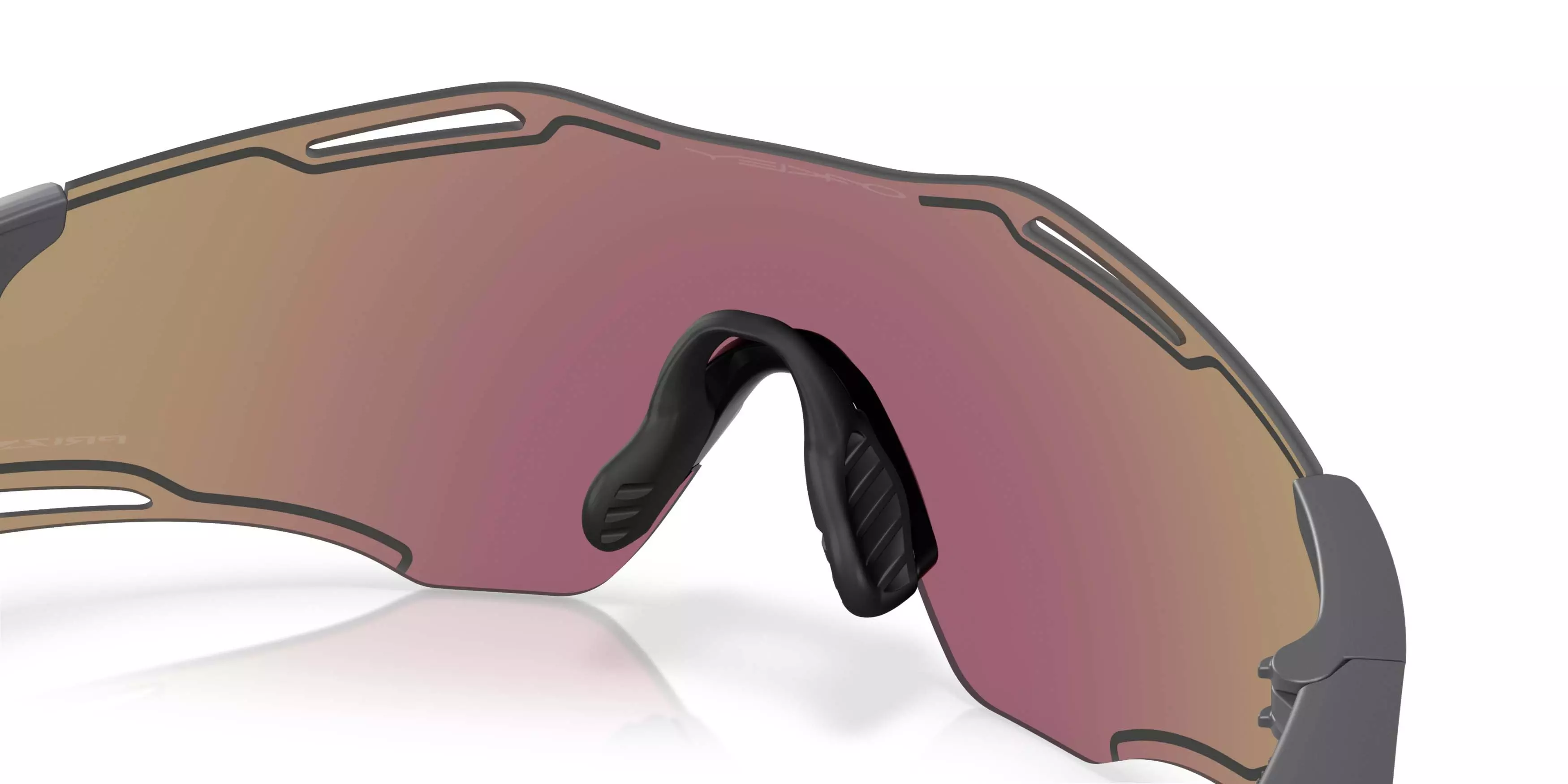 Oakley Cyber Zero Prizm Sapphire Sunglasses - Matte Carbon - GREY/BLUE
