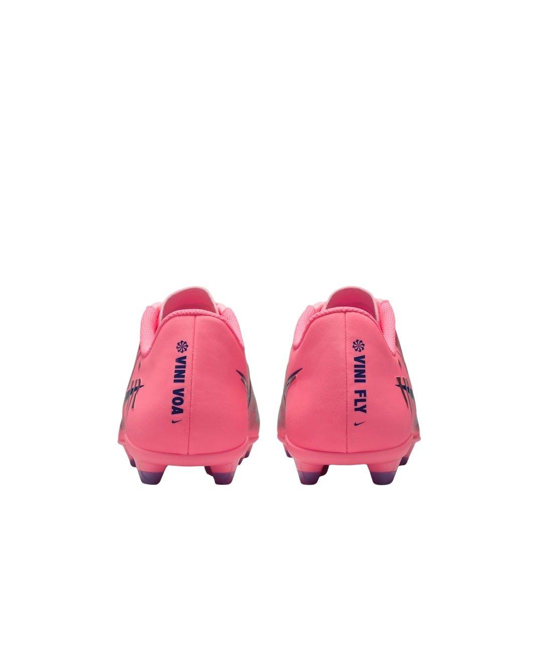 Nike Mercurial Vapor 16 Club "Vini Jr." MG Low-Top "Sunset Pulse/Old Royal" Men's Soccer Cleat - PINK/PURPLE Thumbnail View 5