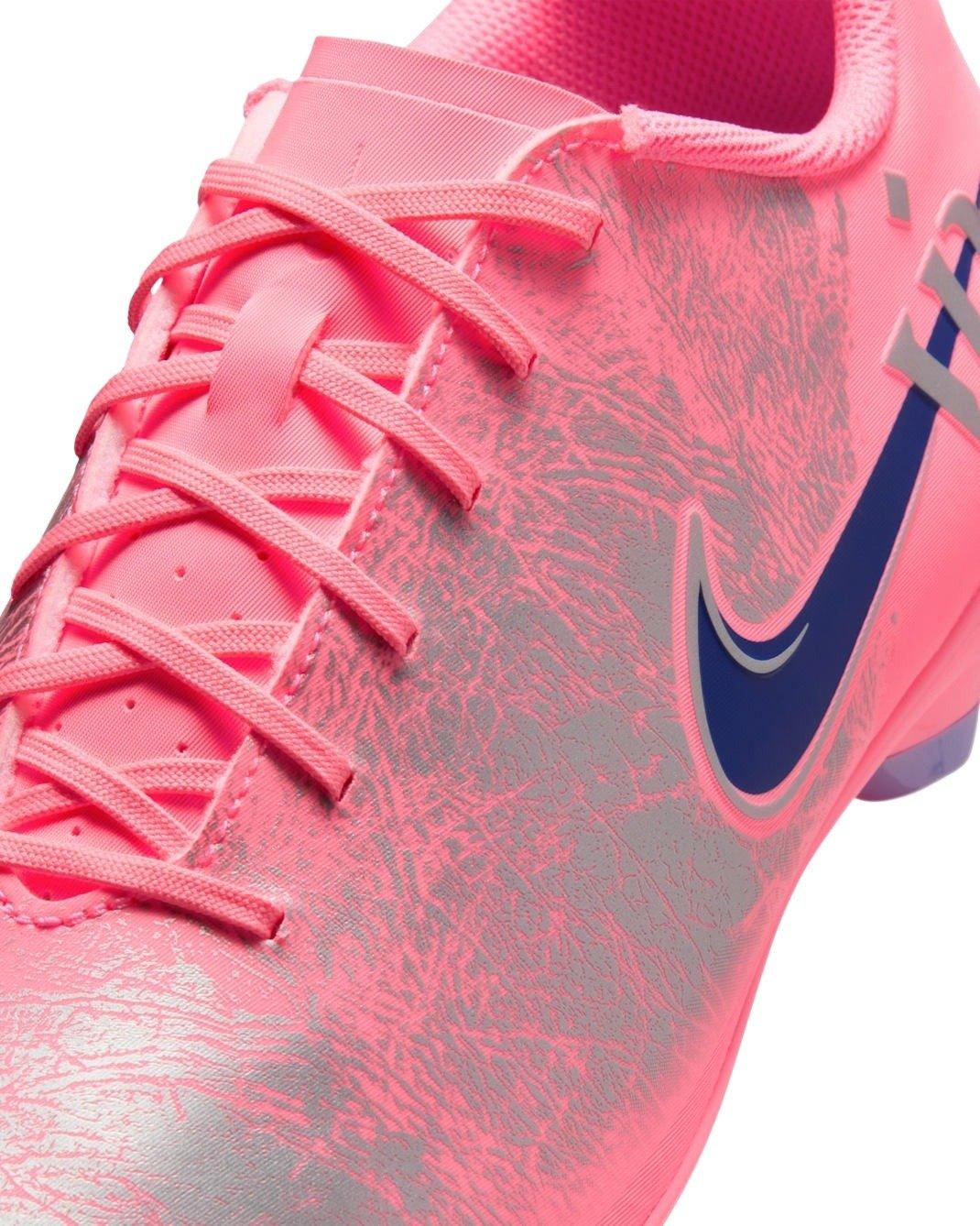 Nike Mercurial Vapor 16 Club "Vini Jr." MG Low-Top "Sunset Pulse/Old Royal" Men's Soccer Cleat - PINK/PURPLE Thumbnail View 6