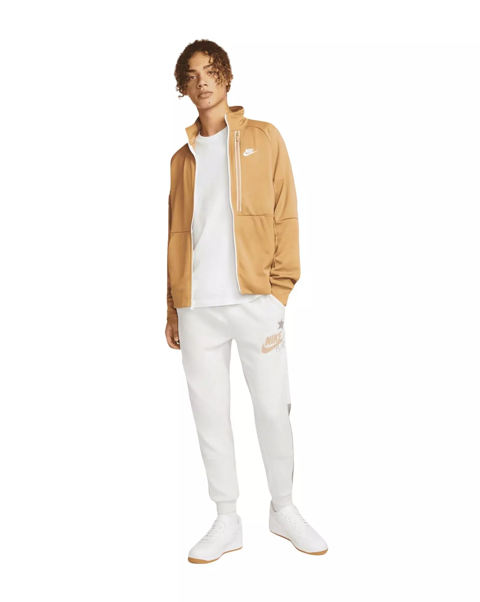 Nike Men's Sportswear Tribute N98 Jacket-Gold - GOLD