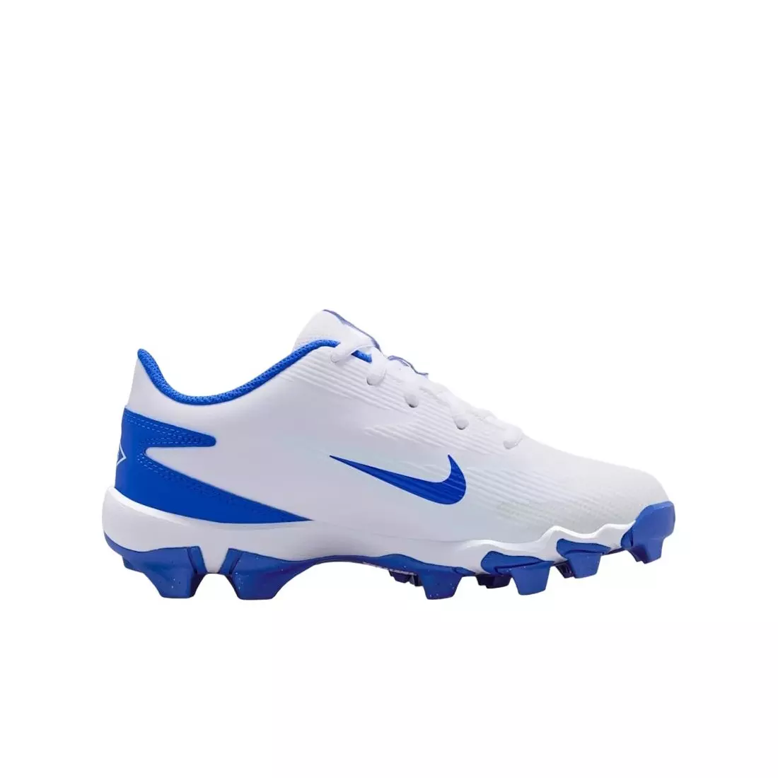 Nike Diamond Clutch "White/Old Royal/Phantom/Hyper Royal" Grade School Boys' Baseball Cleat - WHITE/ROYAL