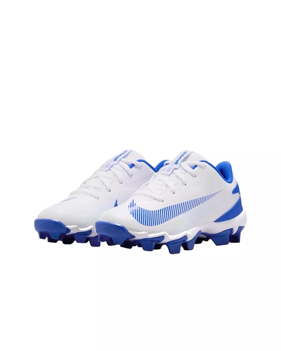 Nike Diamond Clutch "White/Old Royal/Phantom/Hyper Royal" Grade School Boys' Baseball Cleat - WHITE/ROYAL