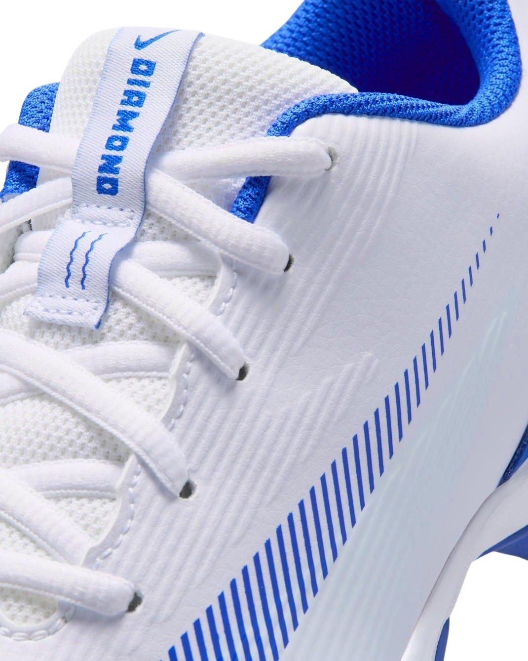 Nike Diamond Clutch Grade School Boys' "White/Old Royal/Phantom/Hyper Royal" Baseball Cleat