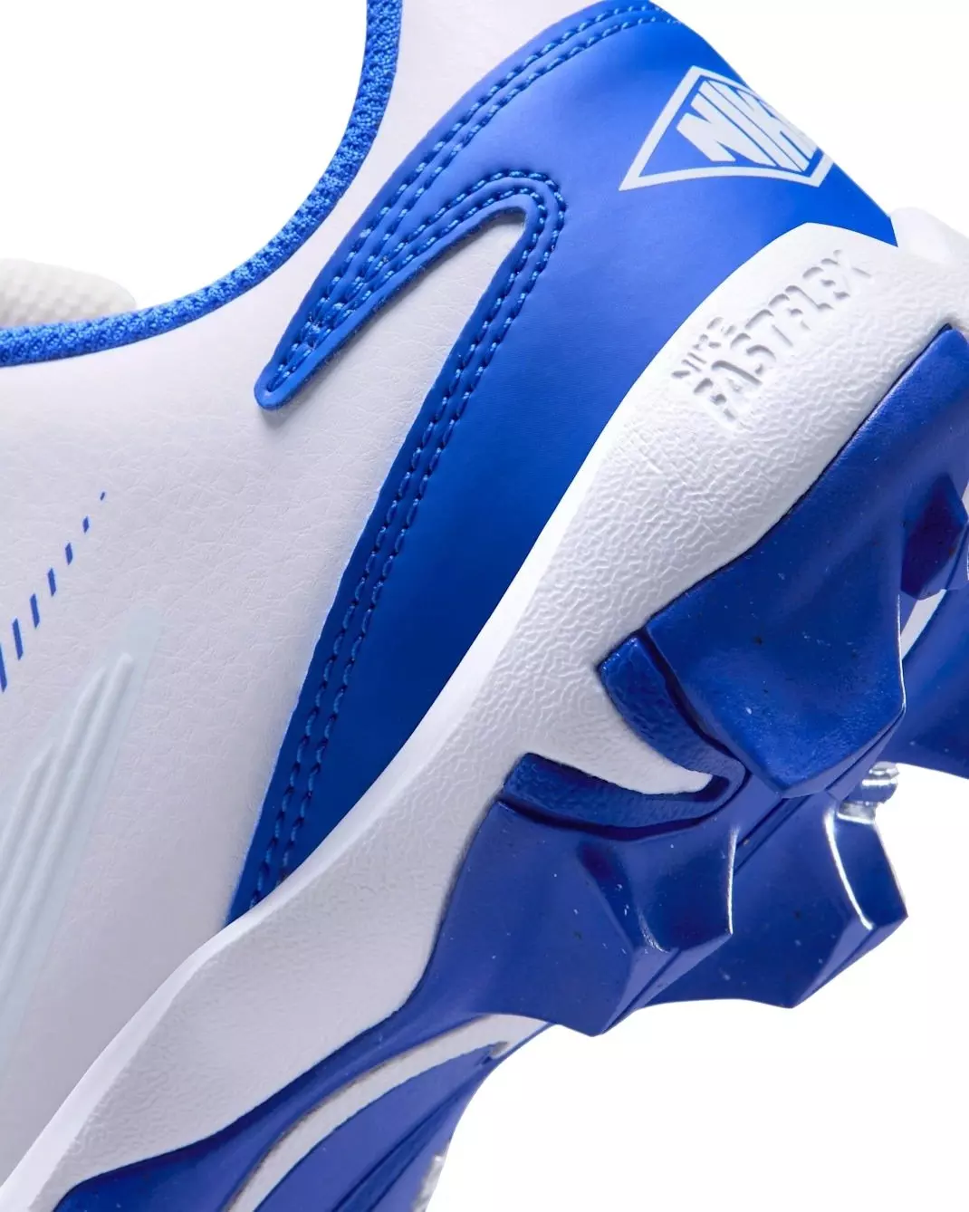 Nike Diamond Clutch "White/Old Royal/Phantom/Hyper Royal" Grade School Boys' Baseball Cleat - WHITE/ROYAL