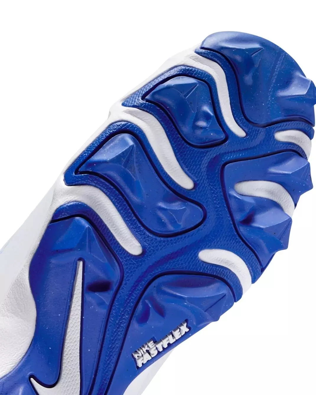 Nike Diamond Clutch "White/Old Royal/Phantom/Hyper Royal" Grade School Boys' Baseball Cleat - WHITE/ROYAL