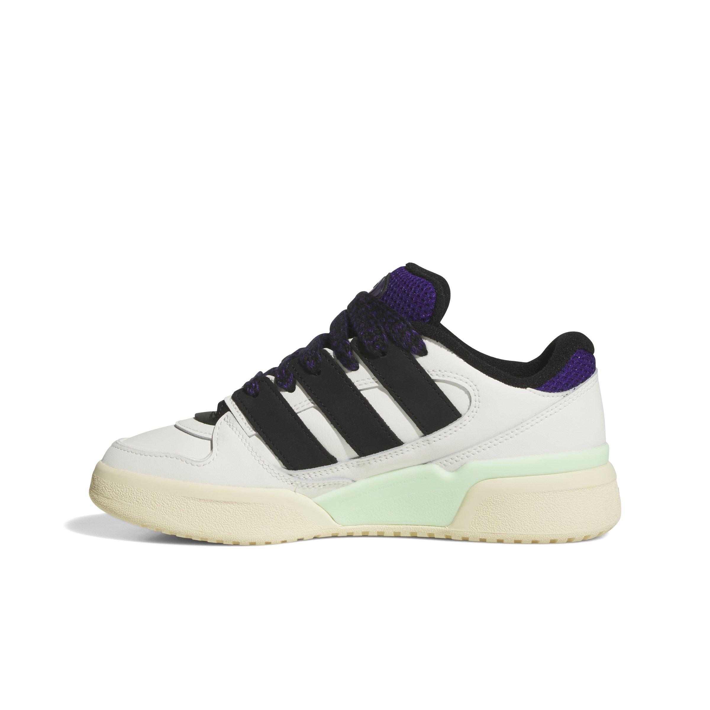 adidas Forum2000 "Off White/Core Black/Collegiate Purple" Women's Shoe - OFF WHITE/BLACK/PURPLE Thumbnail View 2