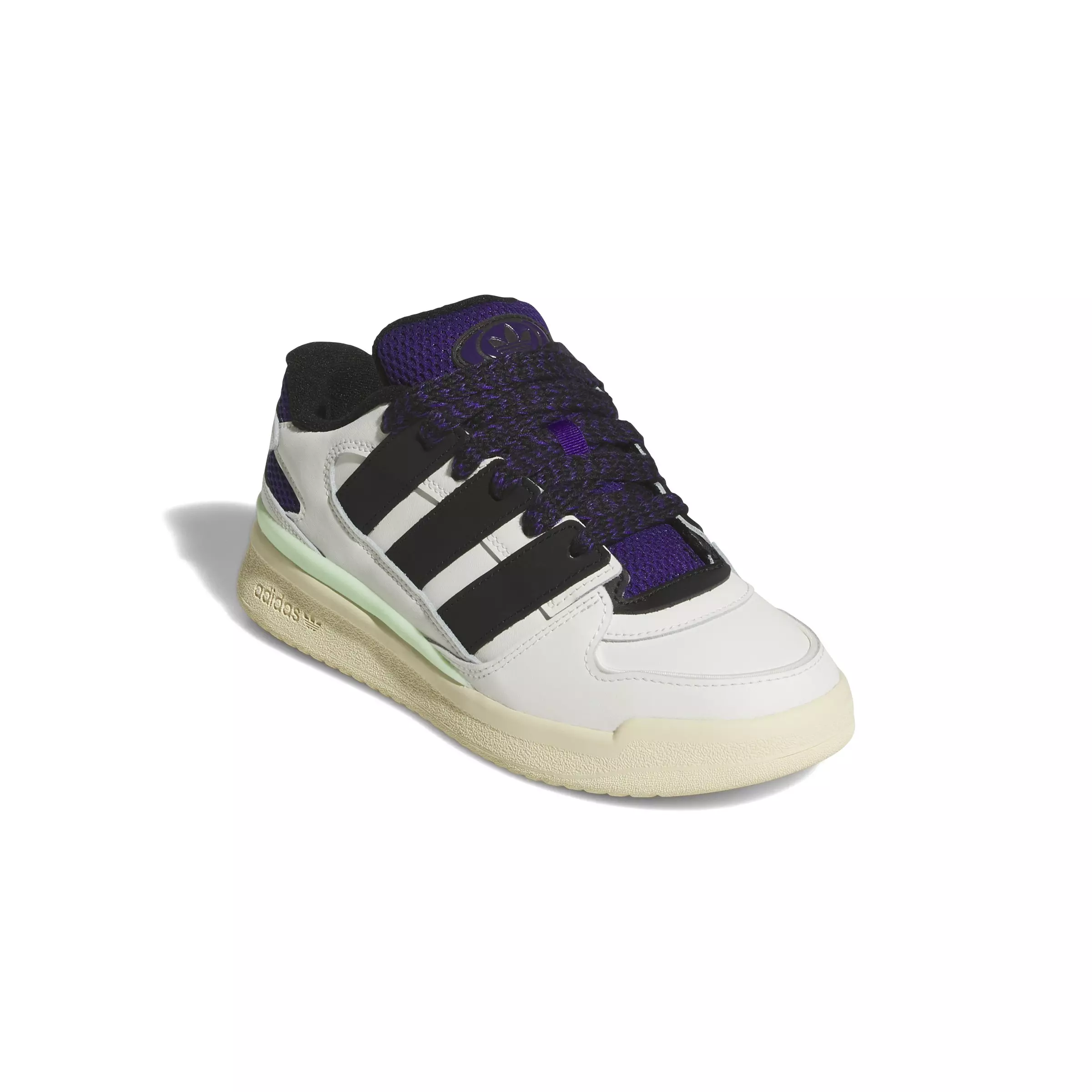 adidas Forum2000 "Off White/Core Black/Collegiate Purple" Women's Shoe - OFF WHITE/BLACK/PURPLE