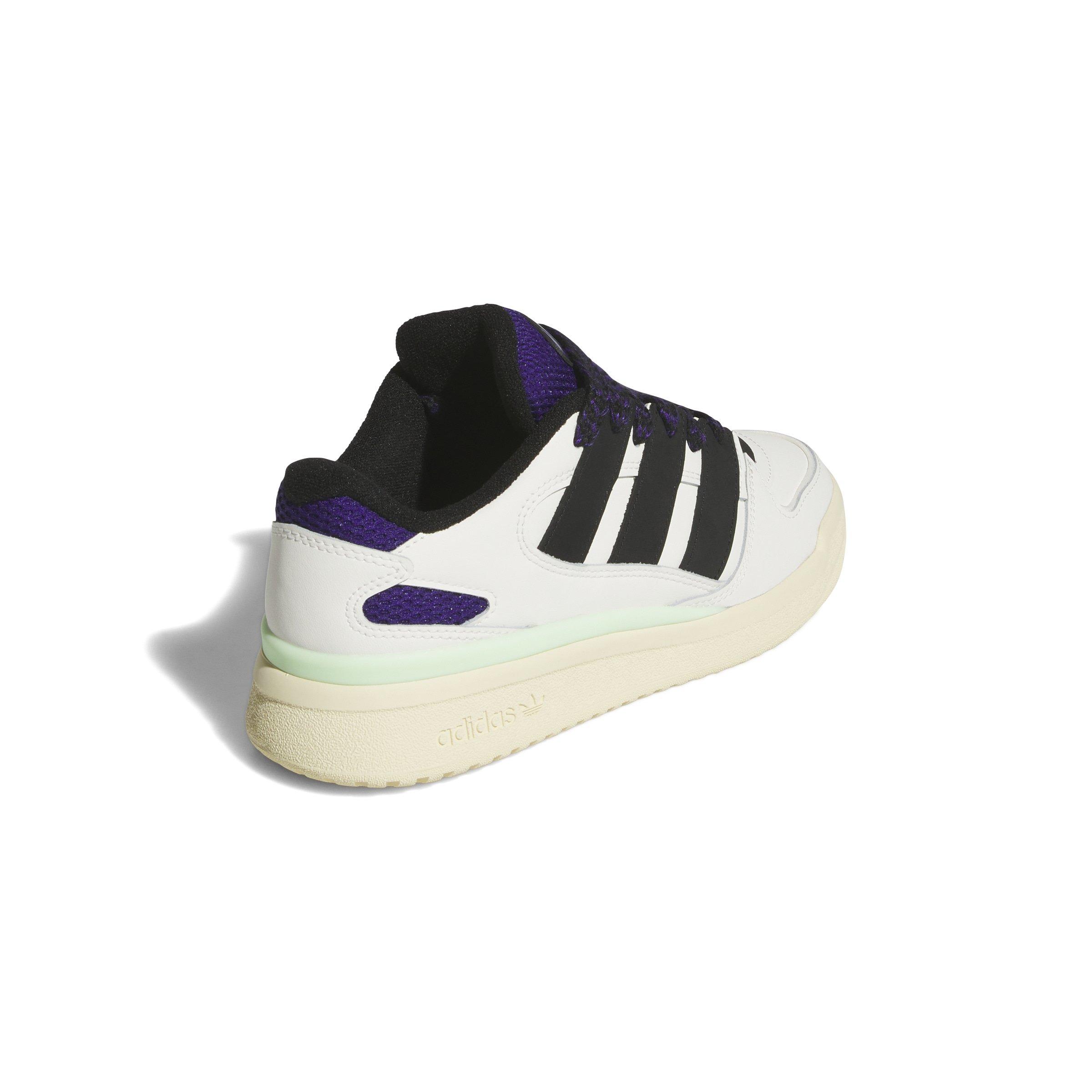 adidas Forum2000 "Off White/Core Black/Collegiate Purple" Women's Shoe - OFF WHITE/BLACK/PURPLE Thumbnail View 4