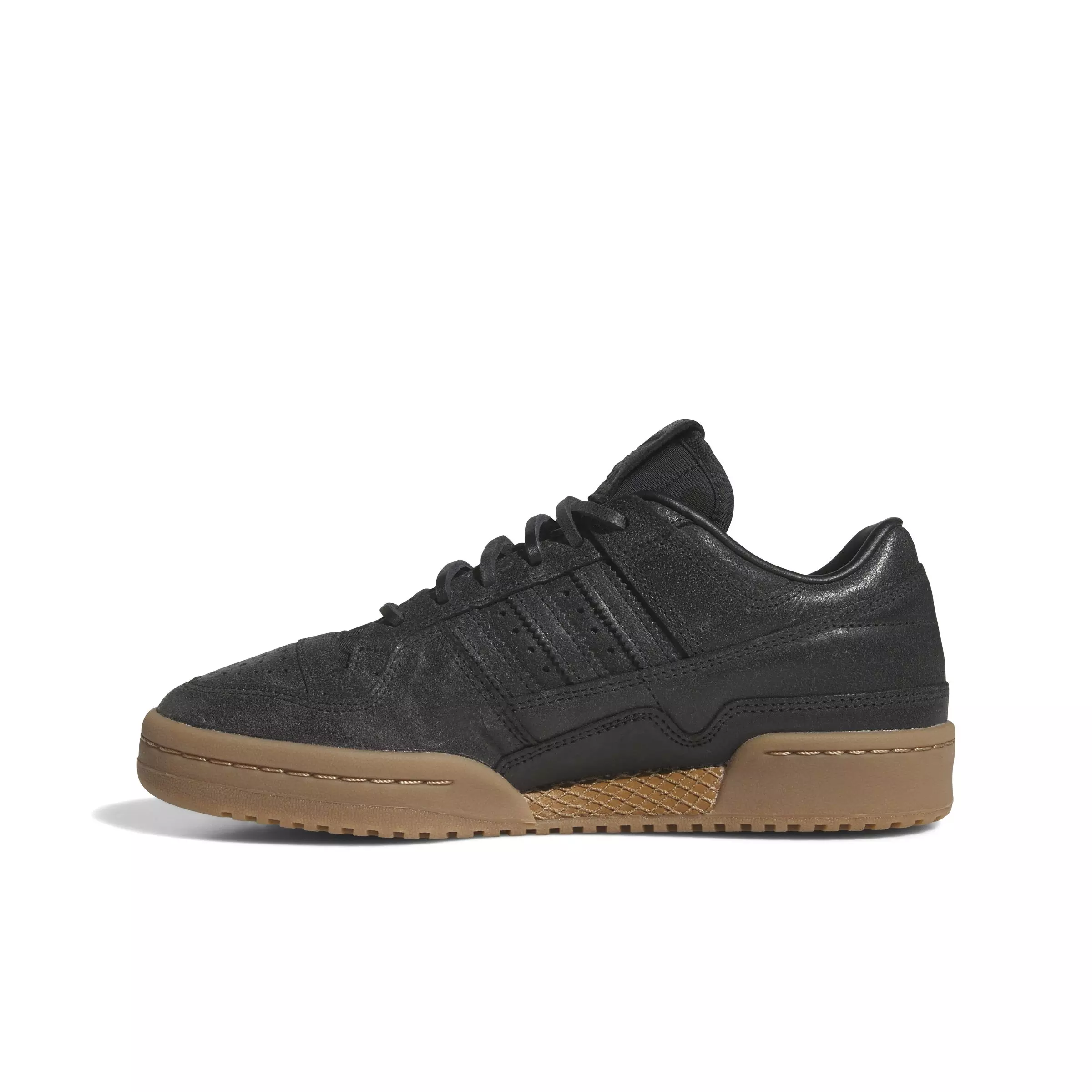 adidas Forum 84 Low CL "Core Black/Core Black/Gum M2" Women's Shoe - BLACK/BLACK/GUM