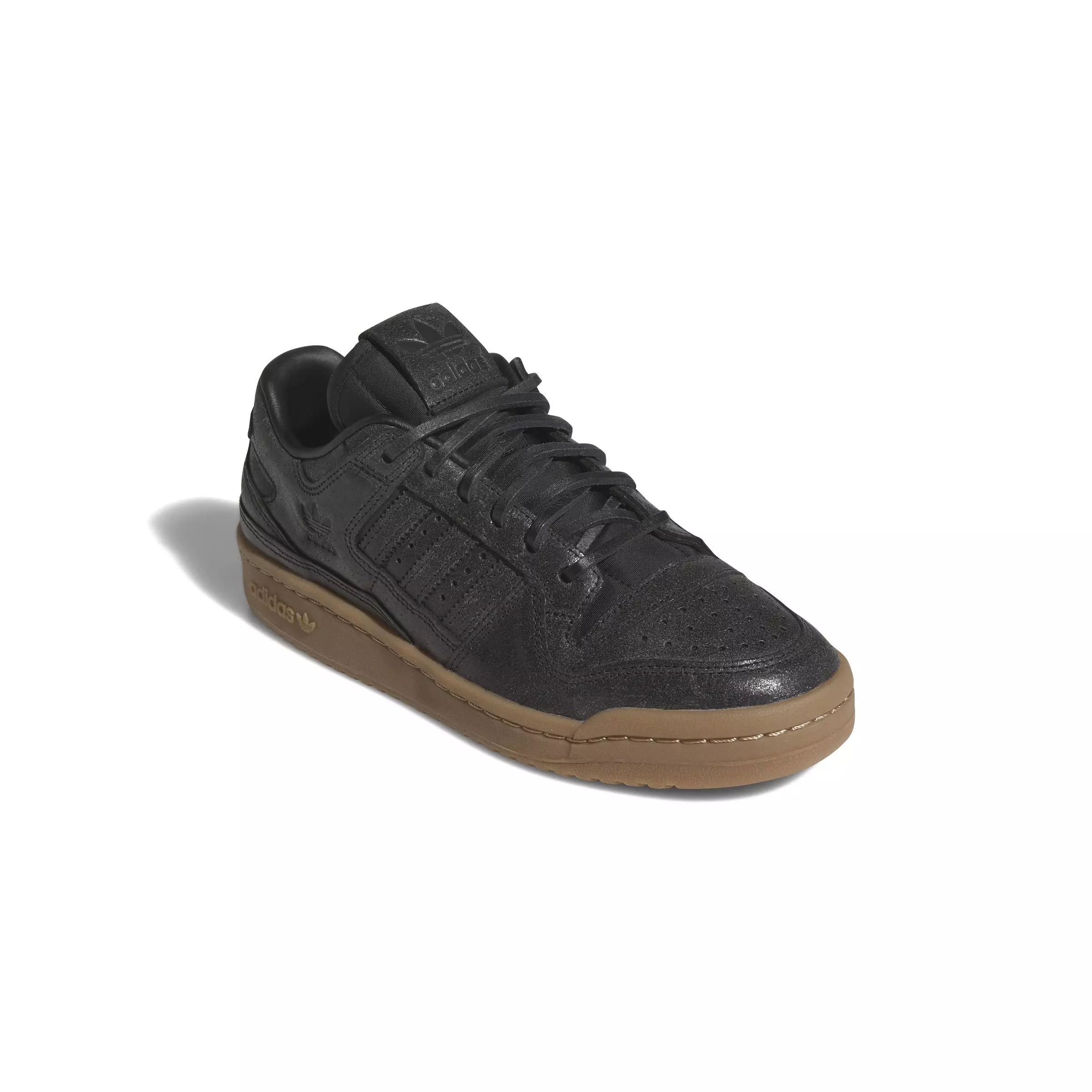adidas Forum 84 Low CL "Core Black/Core Black/Gum M2" Women's Shoe - BLACK/BLACK/GUM