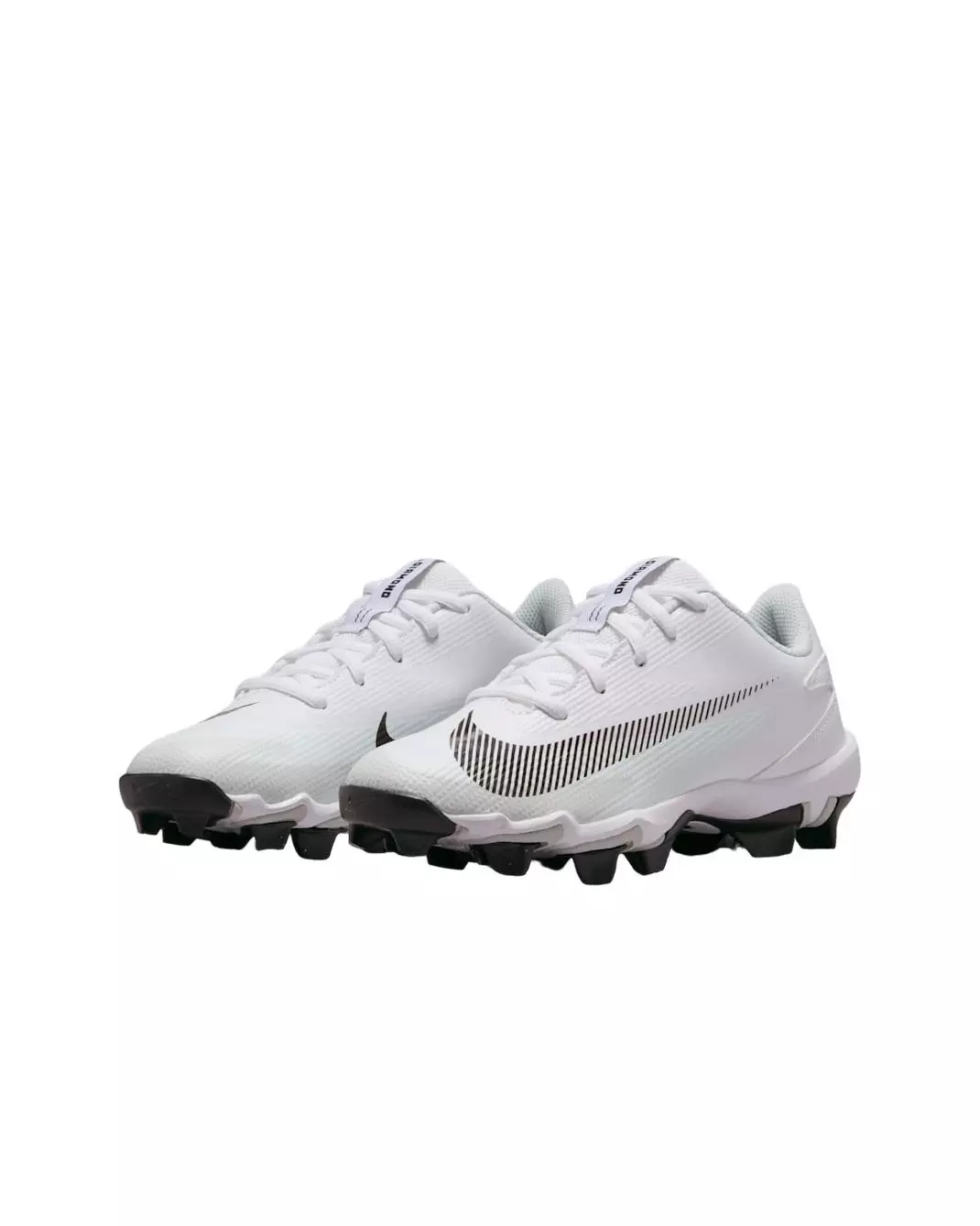 Nike Diamond Clutch "White/Photon Dust/Black" Grade School Boys' Baseball Cleat - WHITE/GREY/BLACK