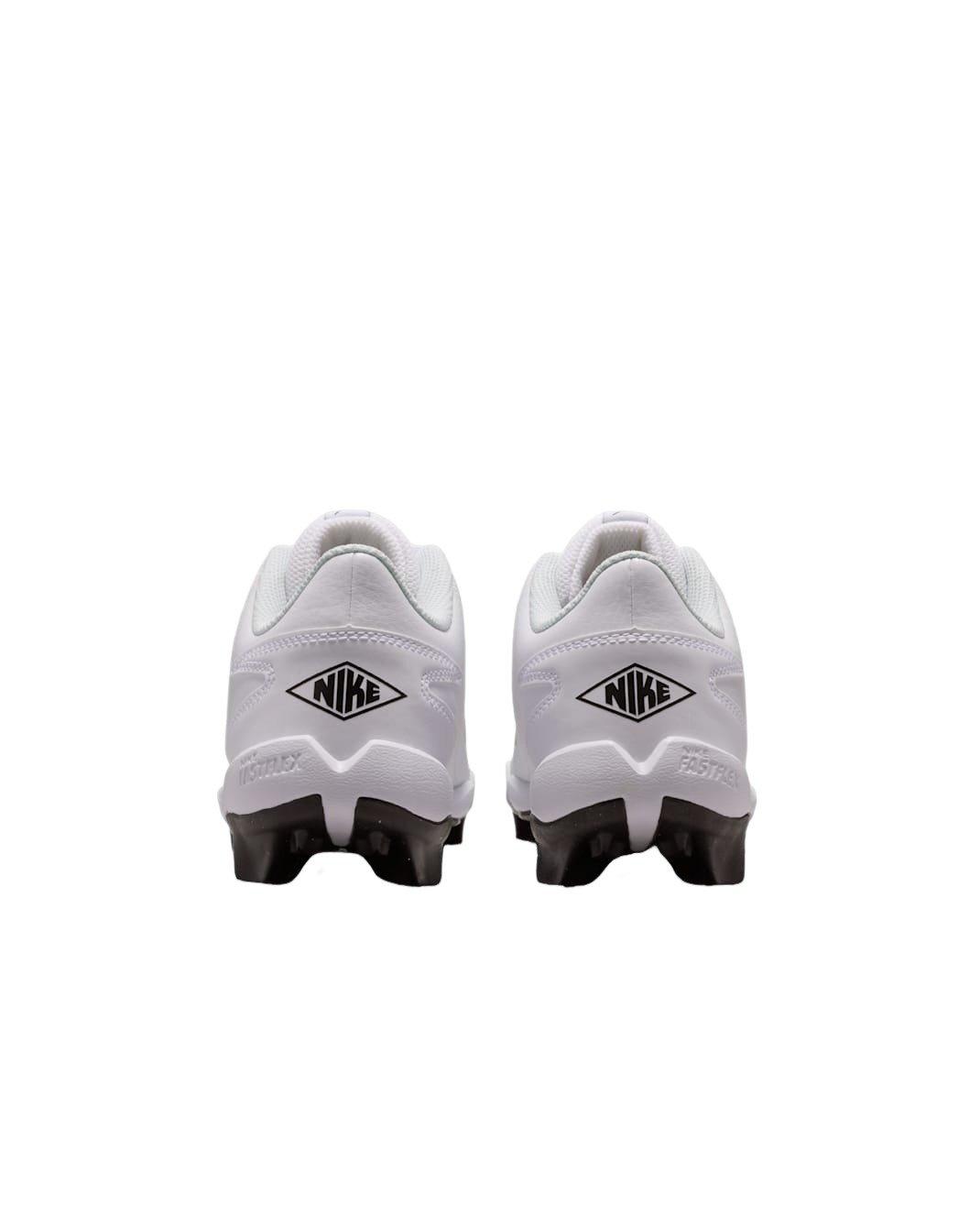 Nike Diamond Clutch "White/Photon Dust/Black" Grade School Boys' Baseball Cleat - WHITE/GREY/BLACK Thumbnail View 5