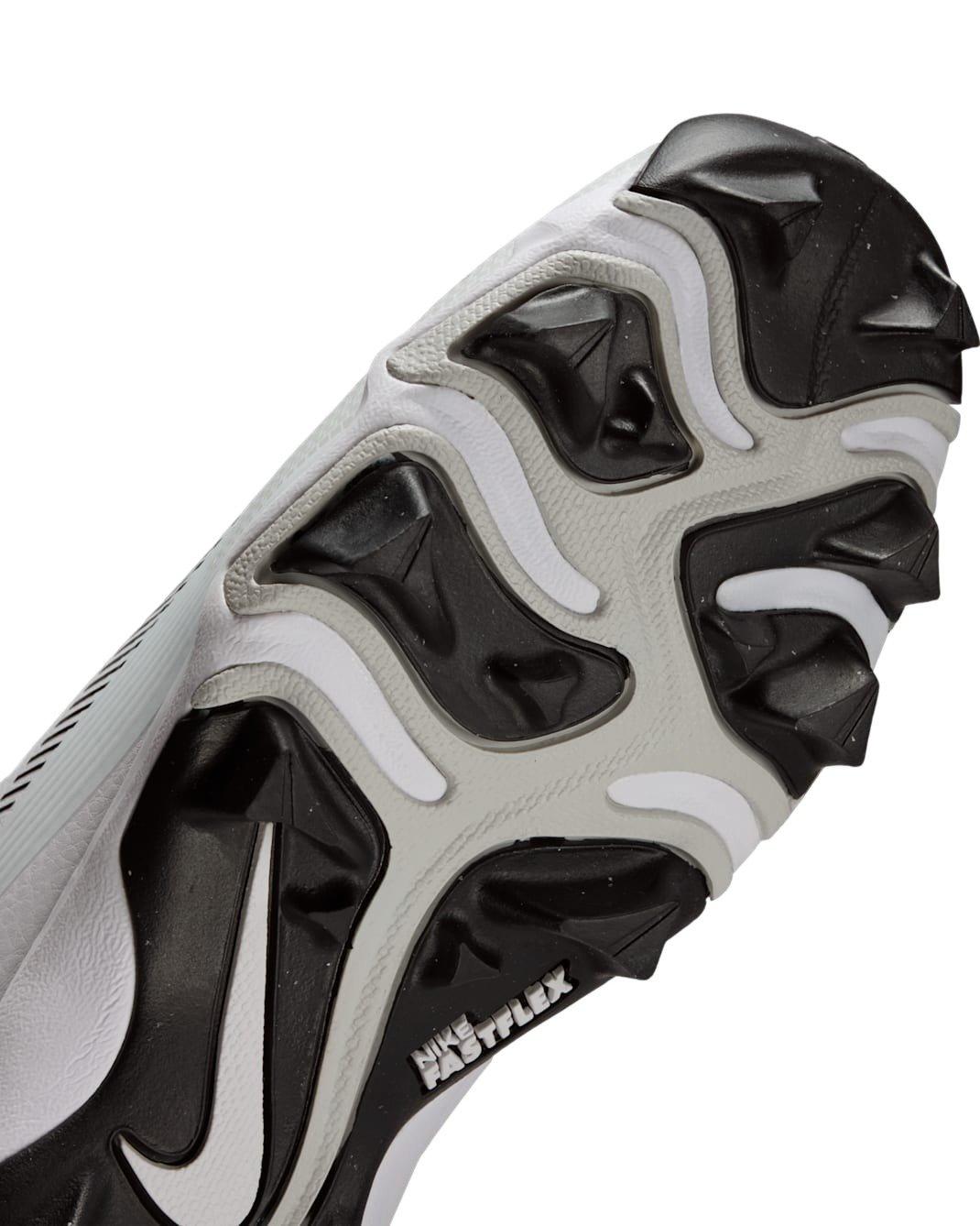 Nike Diamond Clutch "White/Photon Dust/Black" Grade School Boys' Baseball Cleat - WHITE/GREY/BLACK Thumbnail View 8