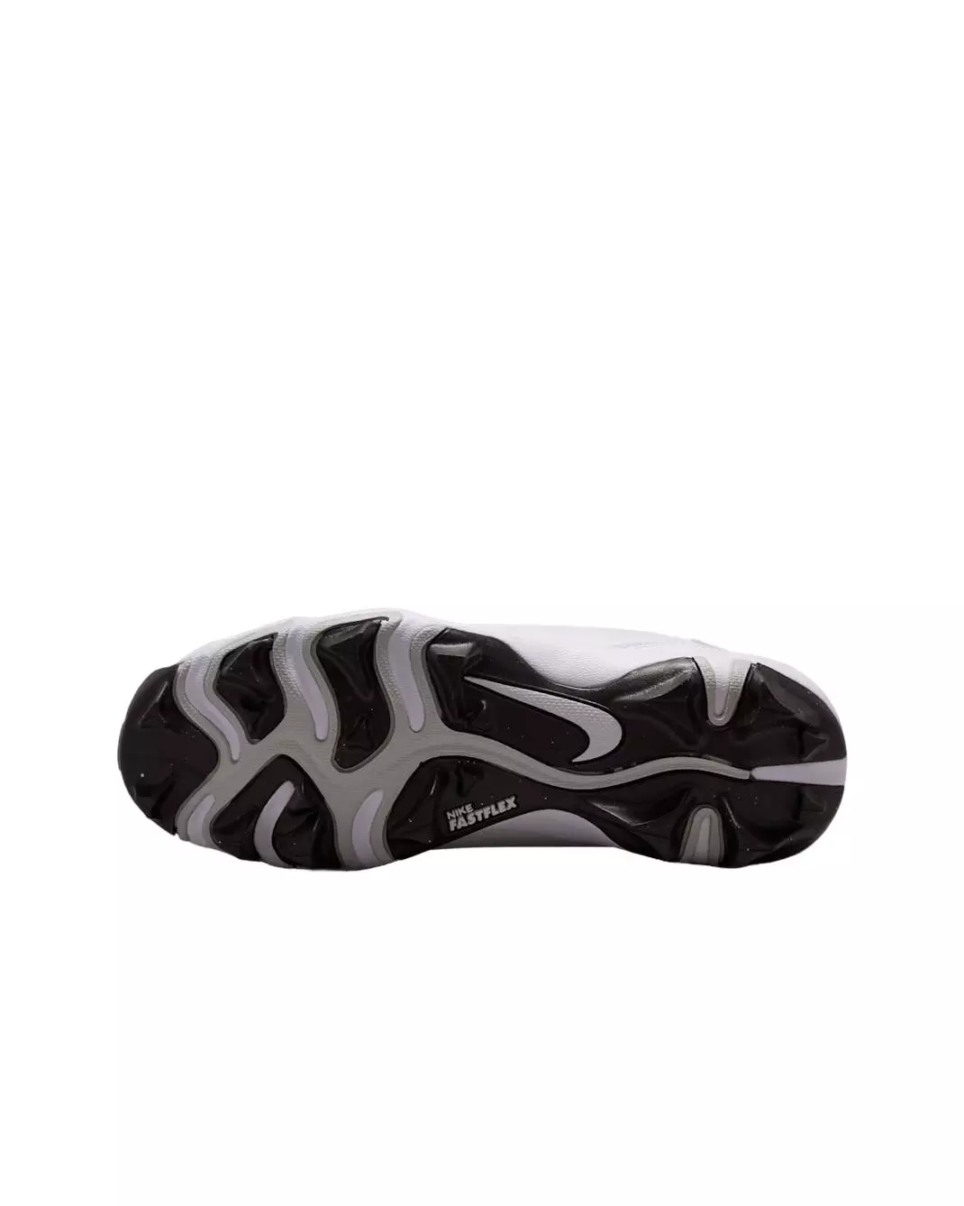 Nike Diamond Clutch "White/Photon Dust/Black" Grade School Boys' Baseball Cleat - WHITE/GREY/BLACK