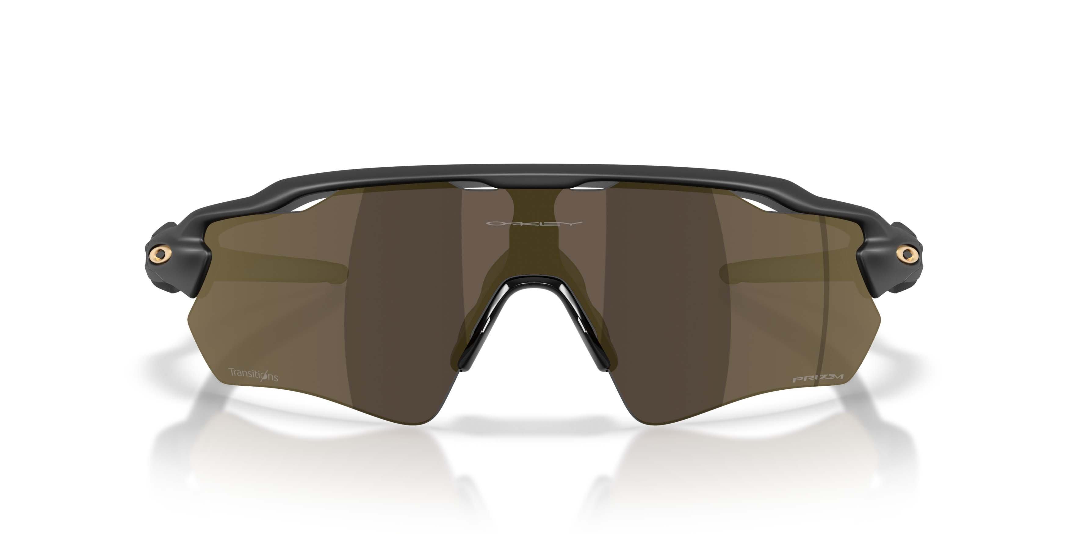 Oakley Radar EV Path Prizm Pyrite Transitions Sunglasses - Matte Black - BLACK