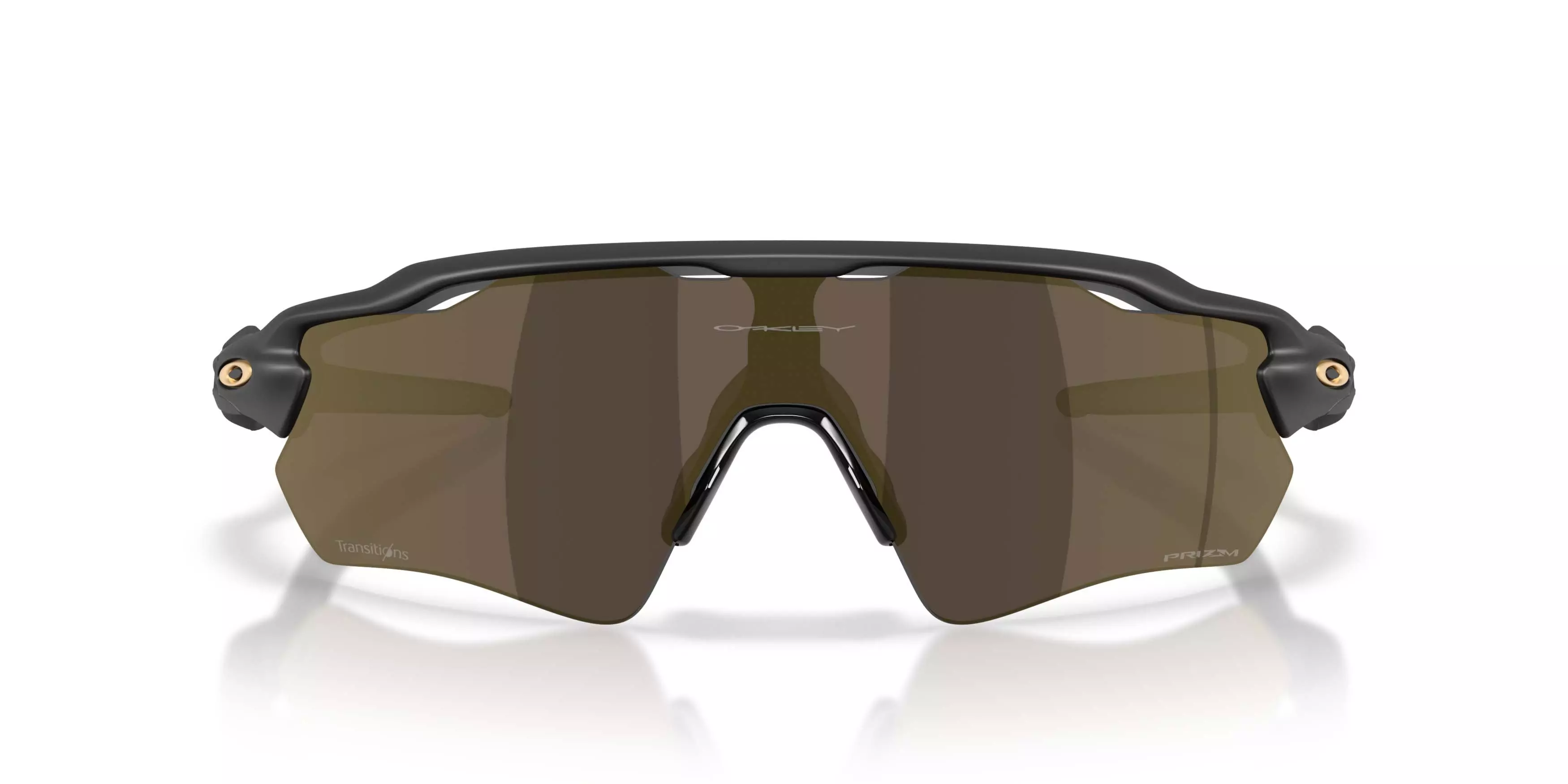 Oakley Radar EV Path Prizm Pyrite Transitions Sunglasses - Matte Black - BLACK