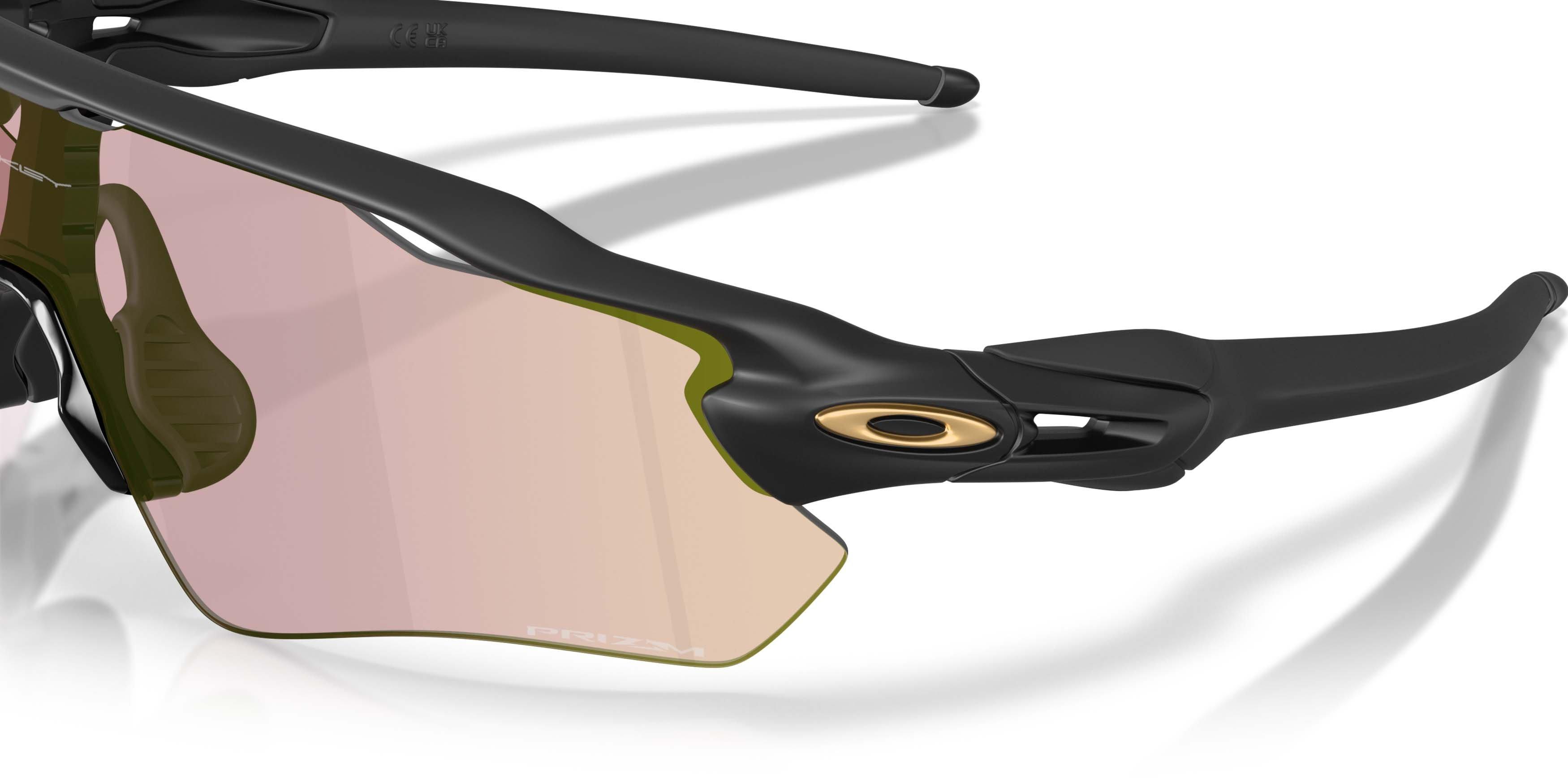 Oakley Radar EV Path Prizm Pyrite Transitions Sunglasses - Matte Black - BLACK