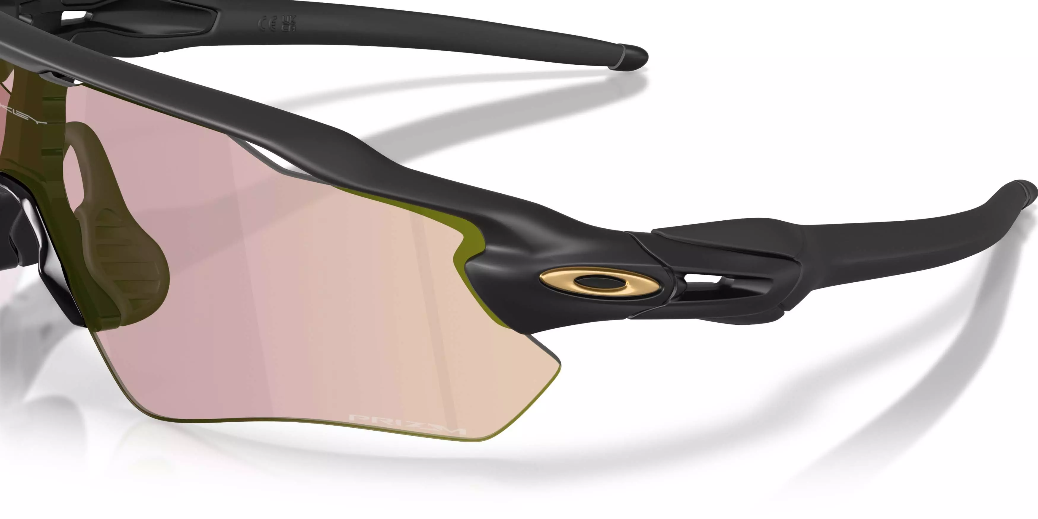 Oakley Radar EV Path Prizm Pyrite Transitions Sunglasses - Matte Black - BLACK