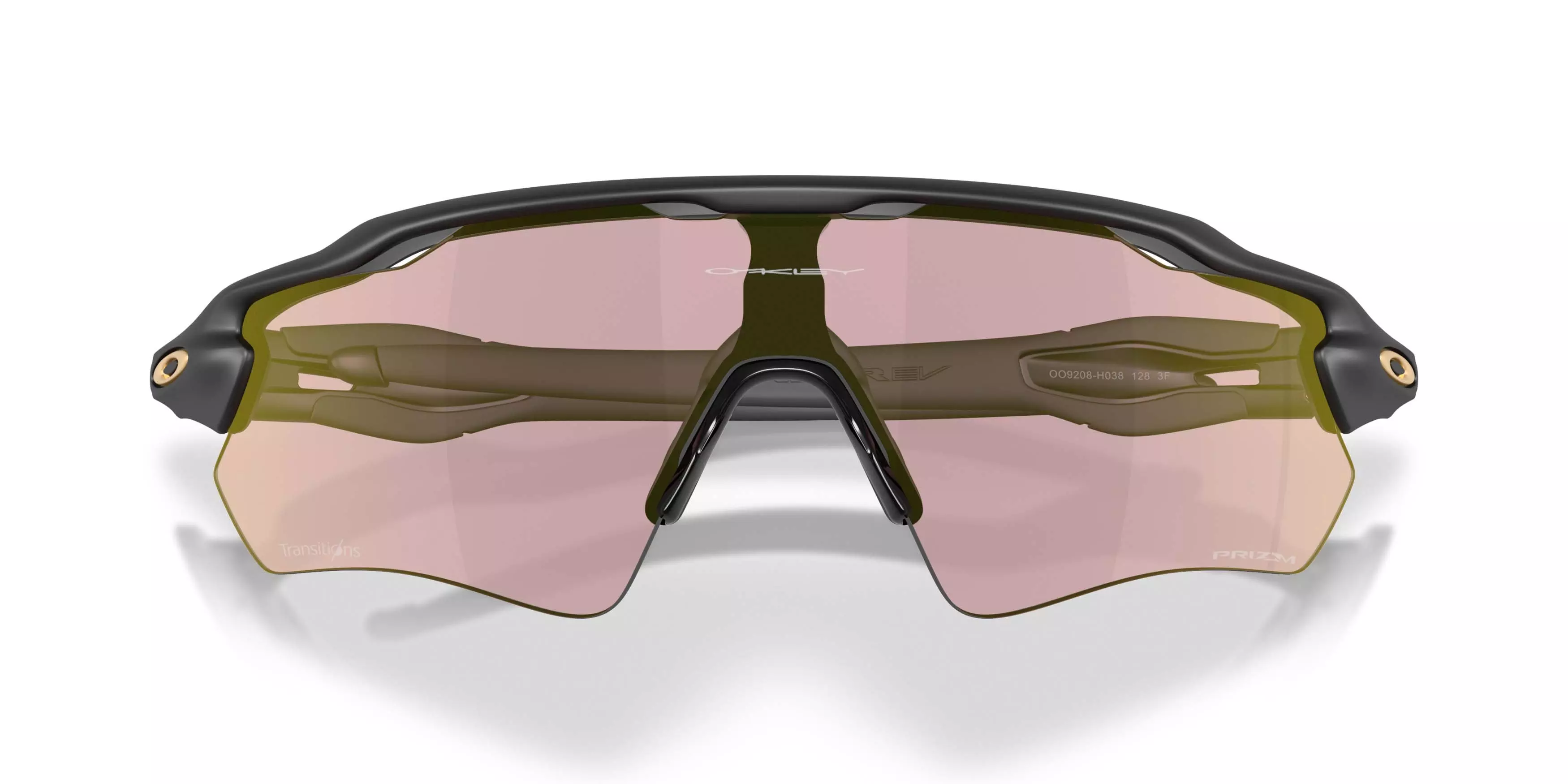 Oakley Radar EV Path Prizm Pyrite Transitions Sunglasses - Matte Black - BLACK