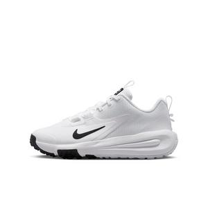 Nike Cross Turf "White/Black" Grade School Boys' Baseball Shoe