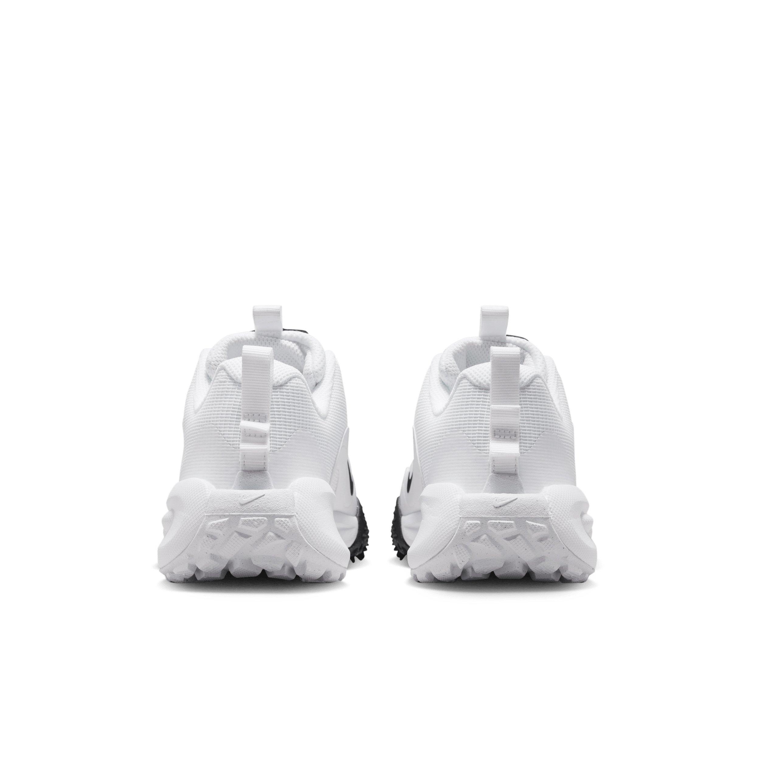 Nike Cross Turf Grade School Boys' "White/Black" Baseball Shoe