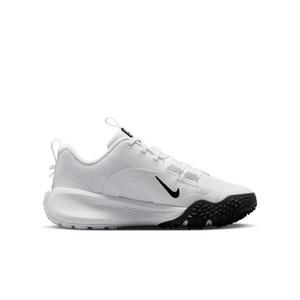 Nike Cross Turf "White/Black" Grade School Boys' Baseball Shoe