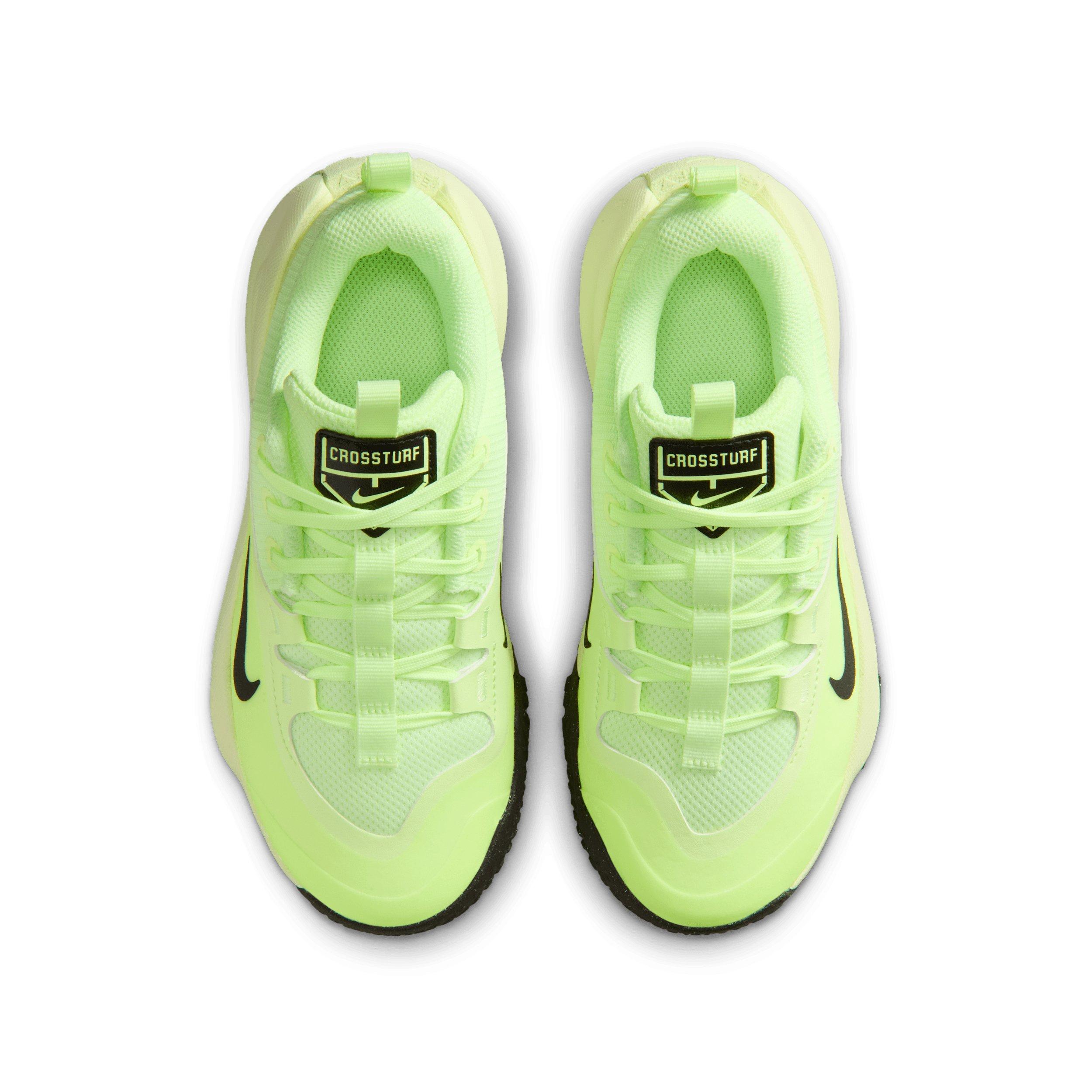 Nike Cross Turf Grade School Boys' "Barely Volt/Black" Baseball Shoe