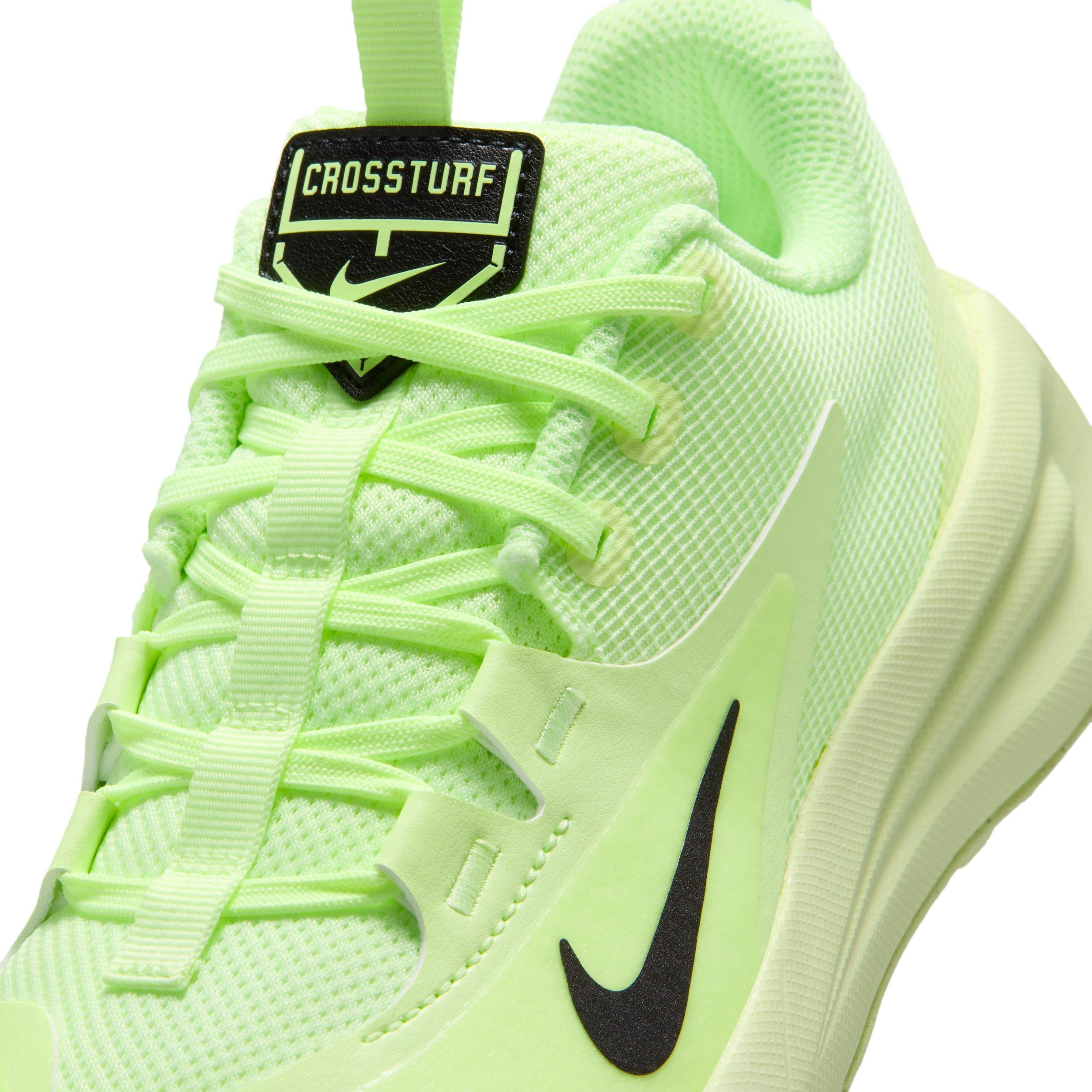 Nike Cross Turf Grade School Boys' "Barely Volt/Black" Baseball Shoe