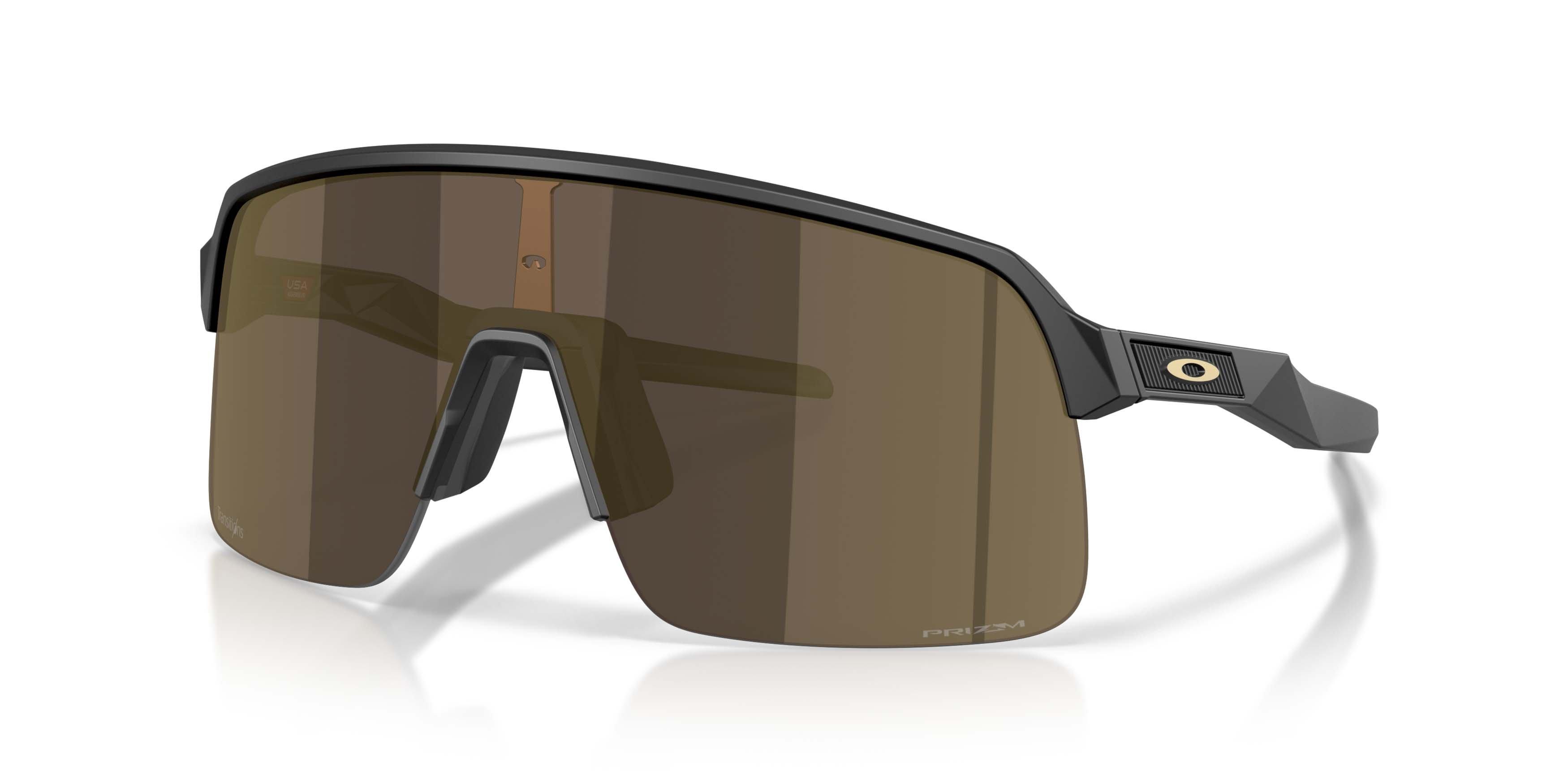 Oakley Sutro Lite Prizm Pyrite Transitions Sunglasses - Matte Black - BLACK