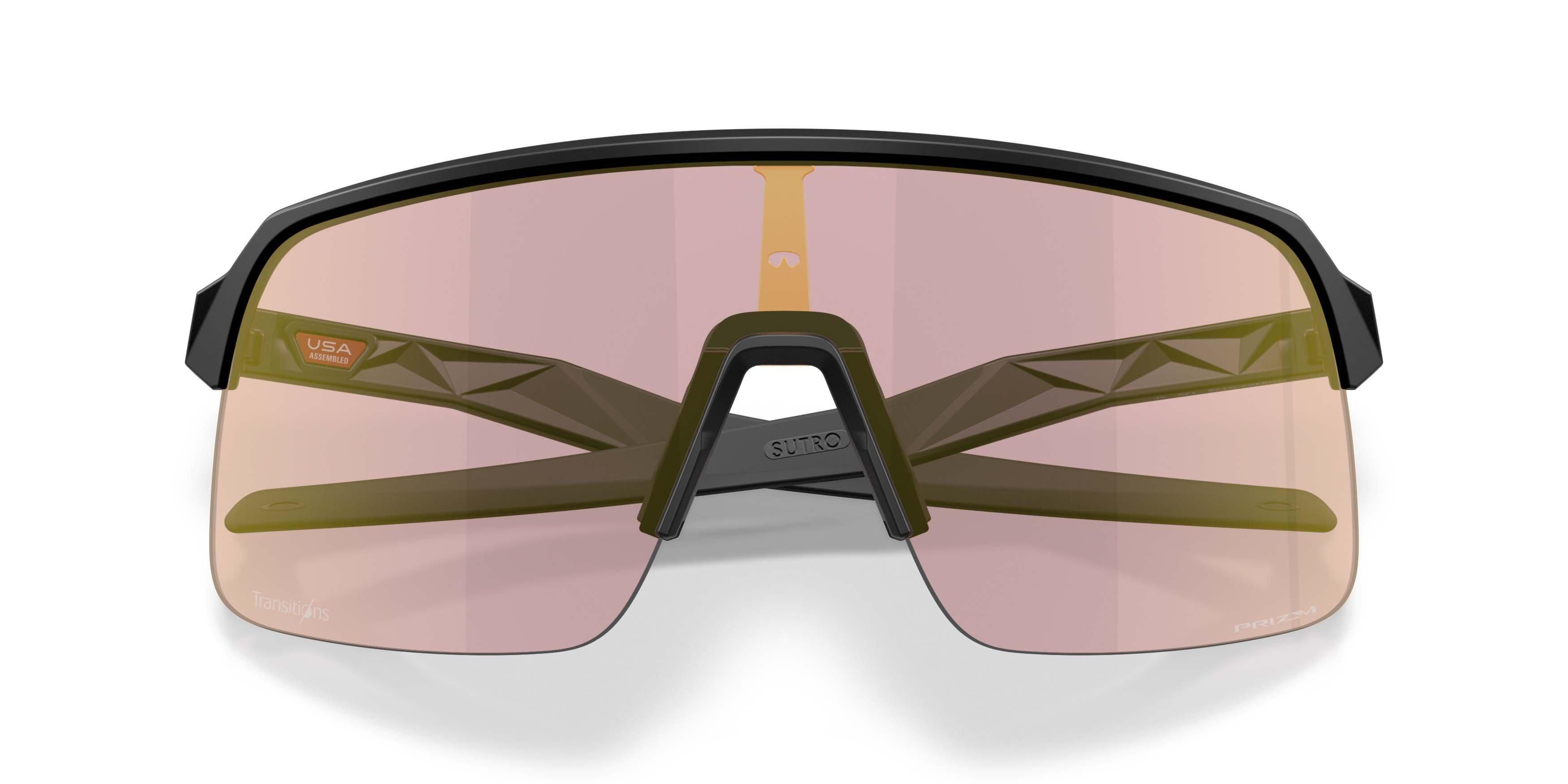 Oakley Sutro Lite Prizm Pyrite Transitions Sunglasses - Matte Black - BLACK