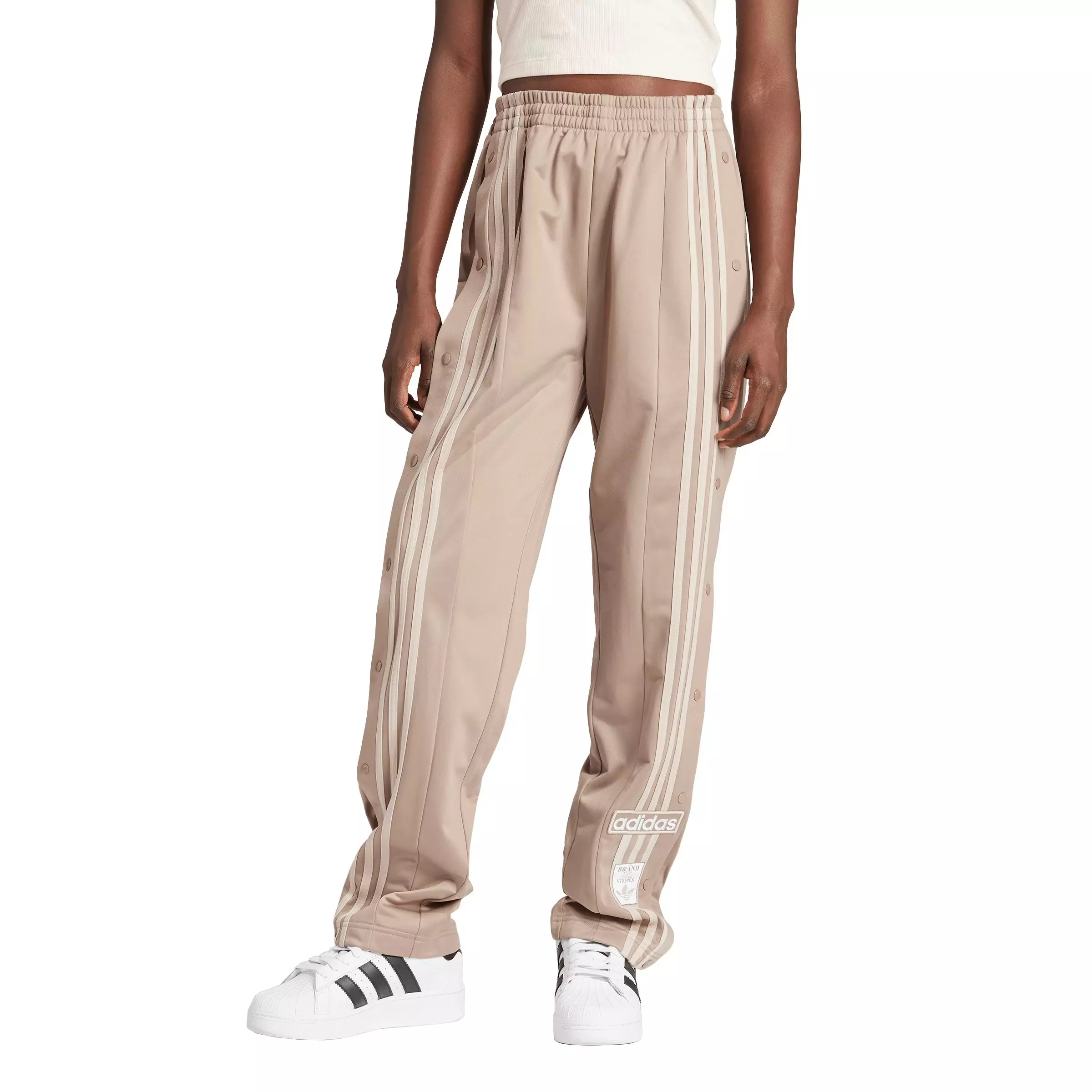 adidas Women's Originals Neutral Court Adibreak Pants - Light Brown - LIGHT BROWN