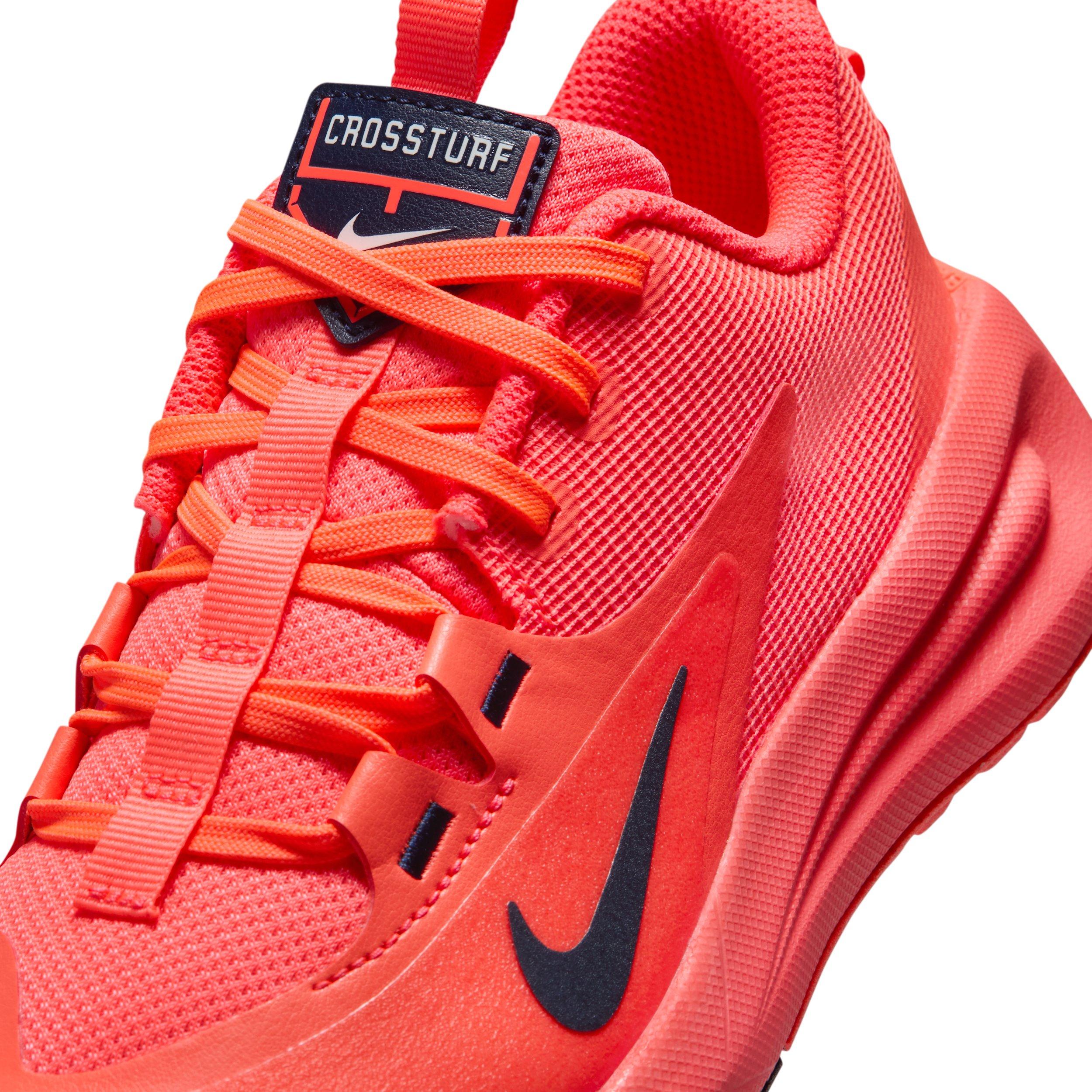 Nike Cross Turf "Hot Lava/White/Obsidian" Grade School Boys' Baseball Shoe - LAVA/WHITE/OBSIDIAN Thumbnail View 6