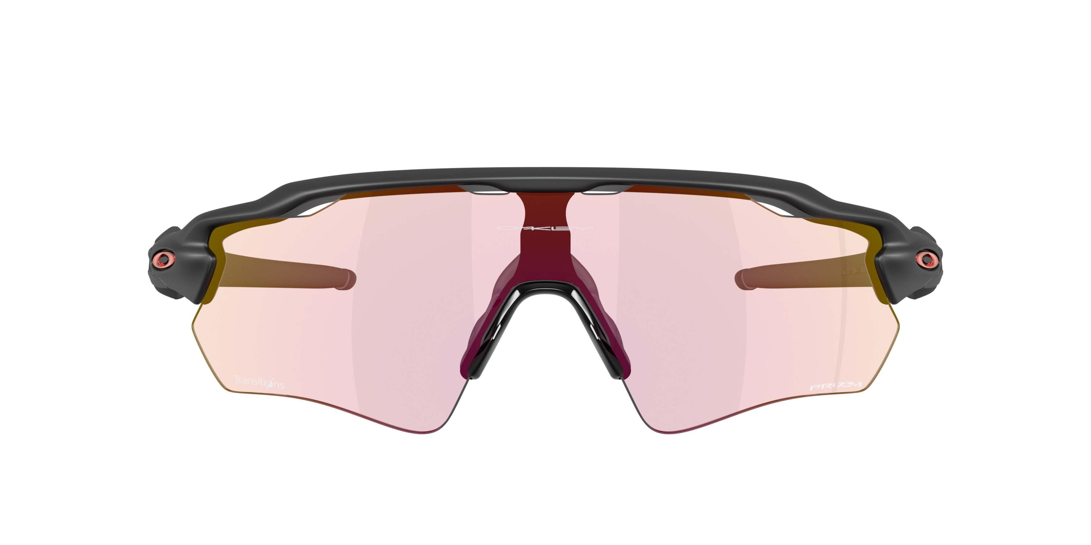 Oakley Radar EV Path Prizm Ember Transitions Sunglasses - Matte Black - BLACK